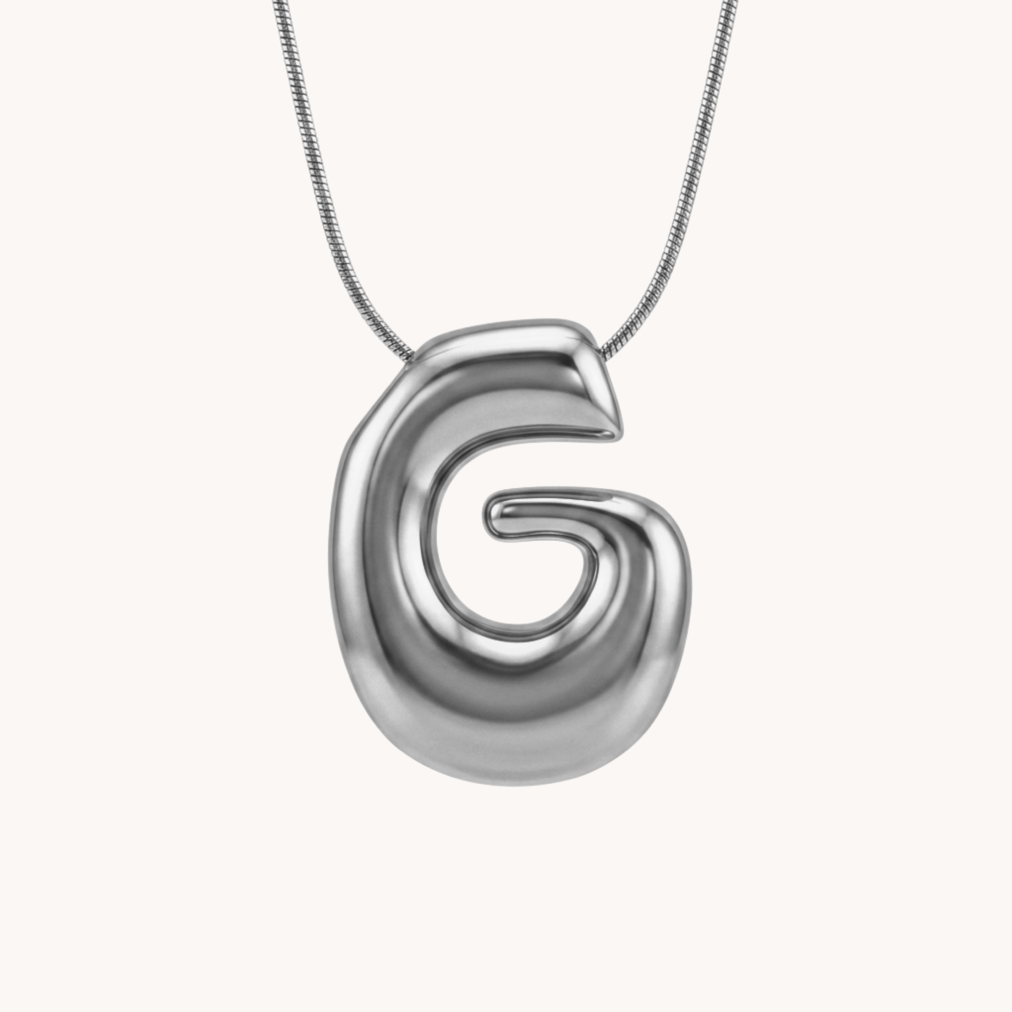 COLLANA IDENTITY IN ACCIAIO - scegli la tua lettera