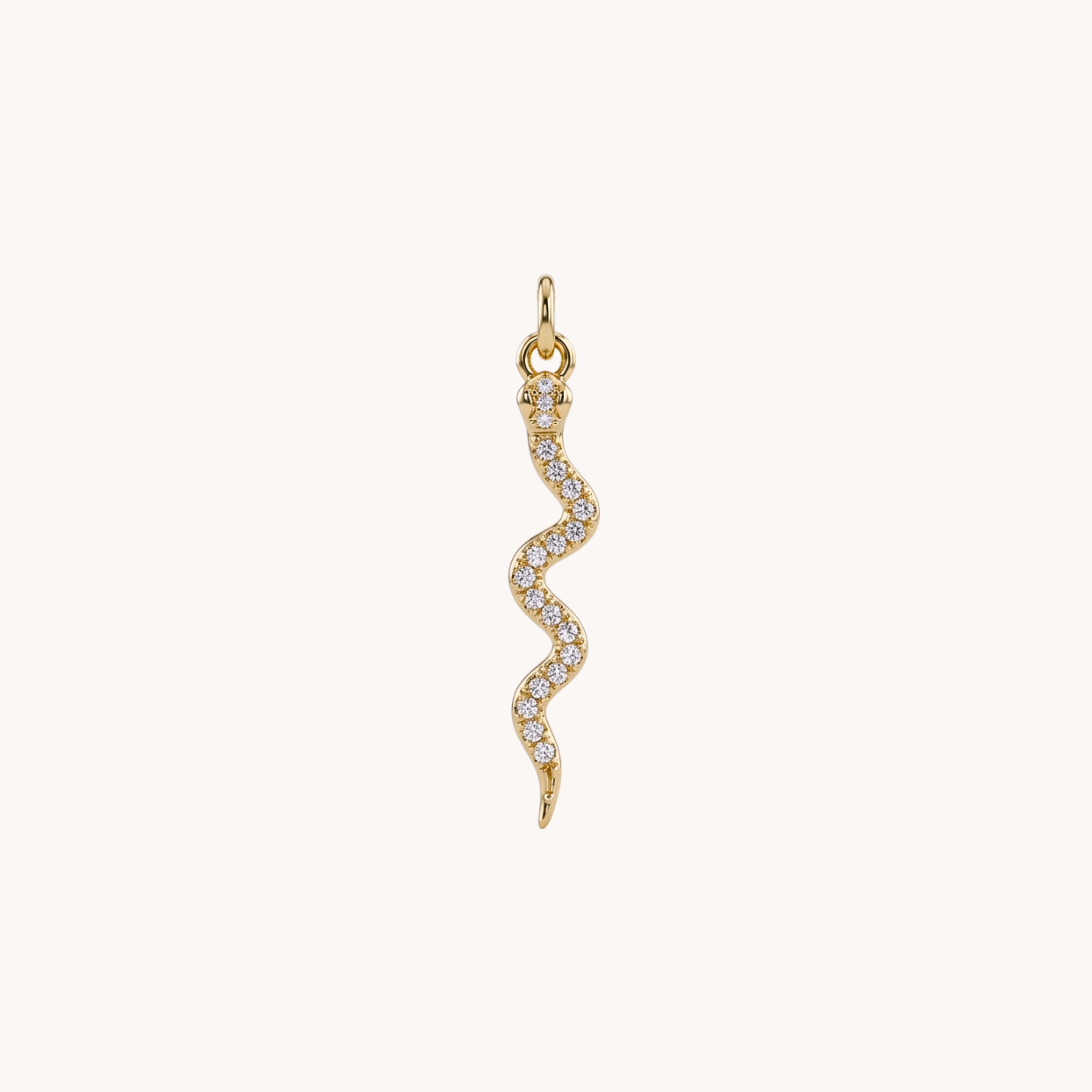 CIONDOLO SERPENTE ZIRCONATO