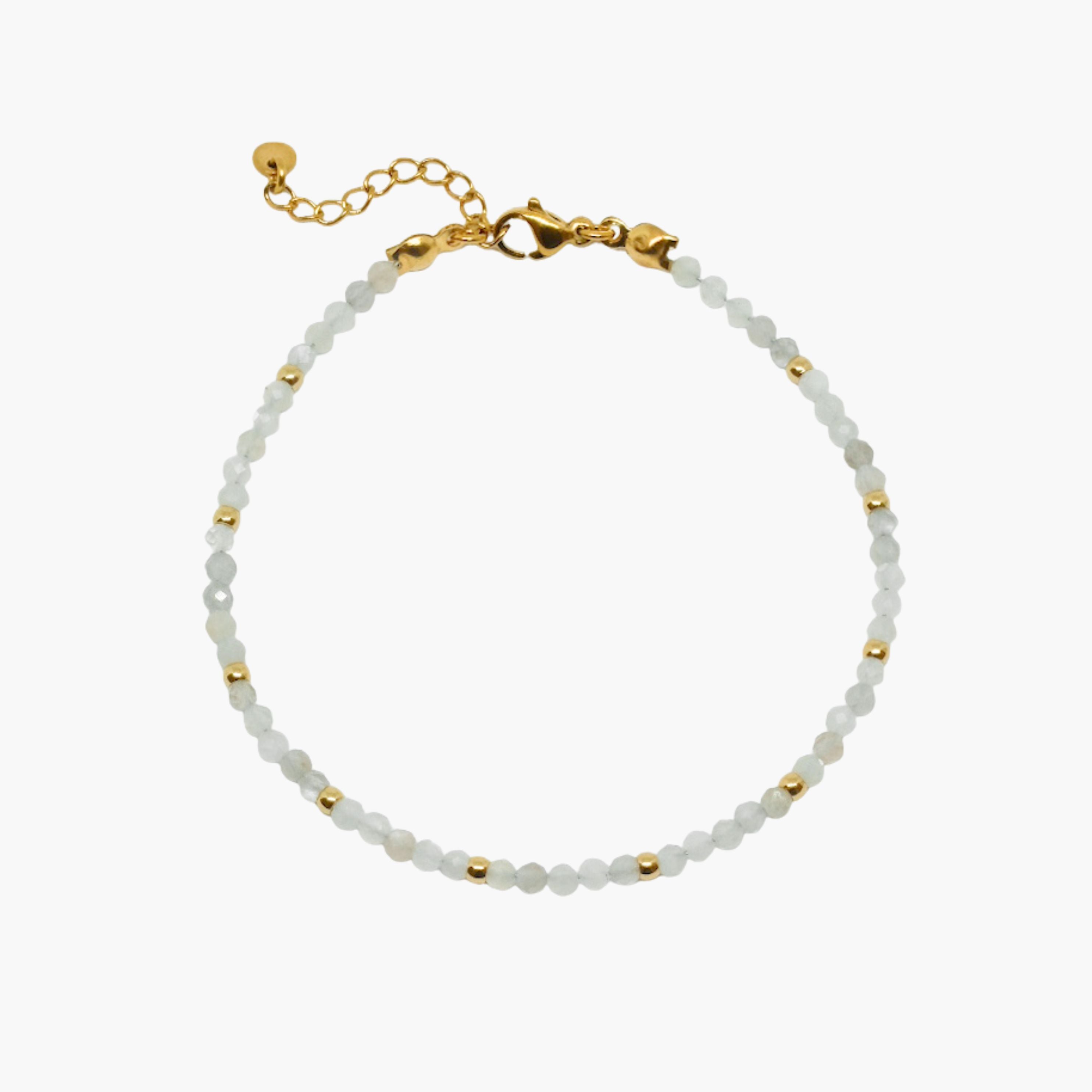 BRACCIALE PERLINE BEIGE