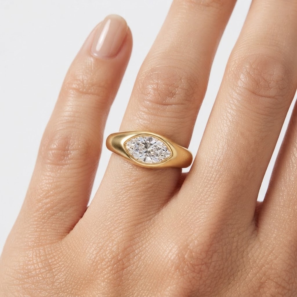ANELLO SINGLE MARQUISE
