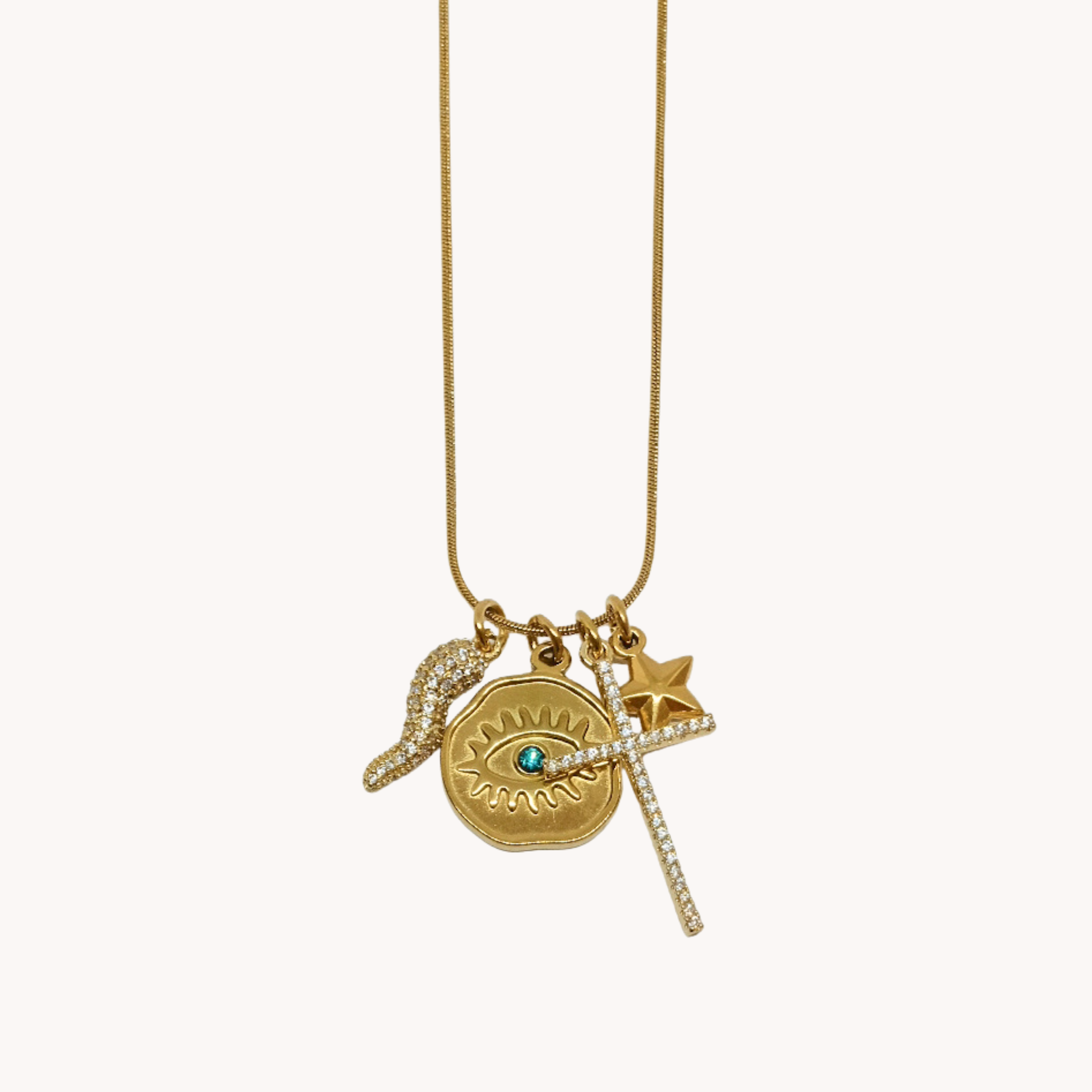 COLLANA CHARMS OCCHIO