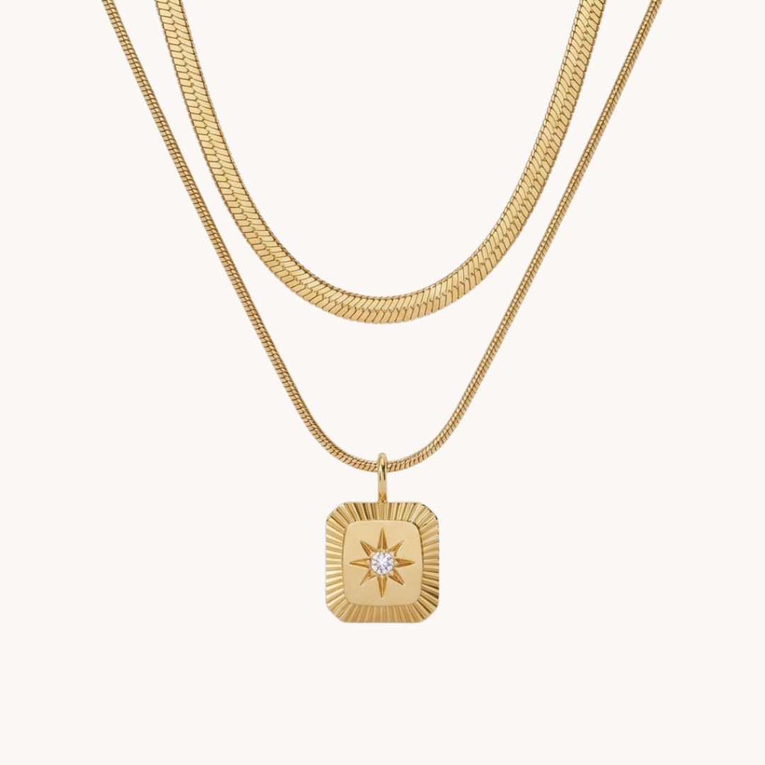 DOPPIA COLLANA SQUARE