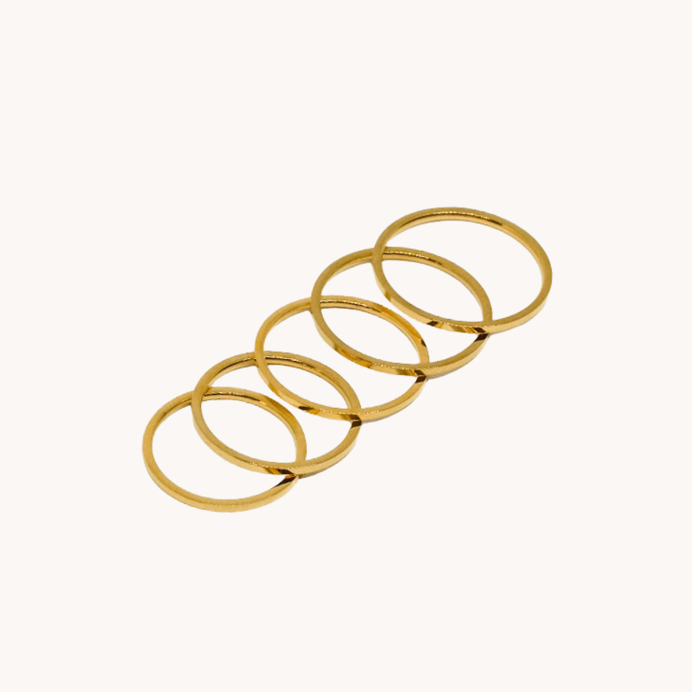 SET 5 ANELLI SOTTILI