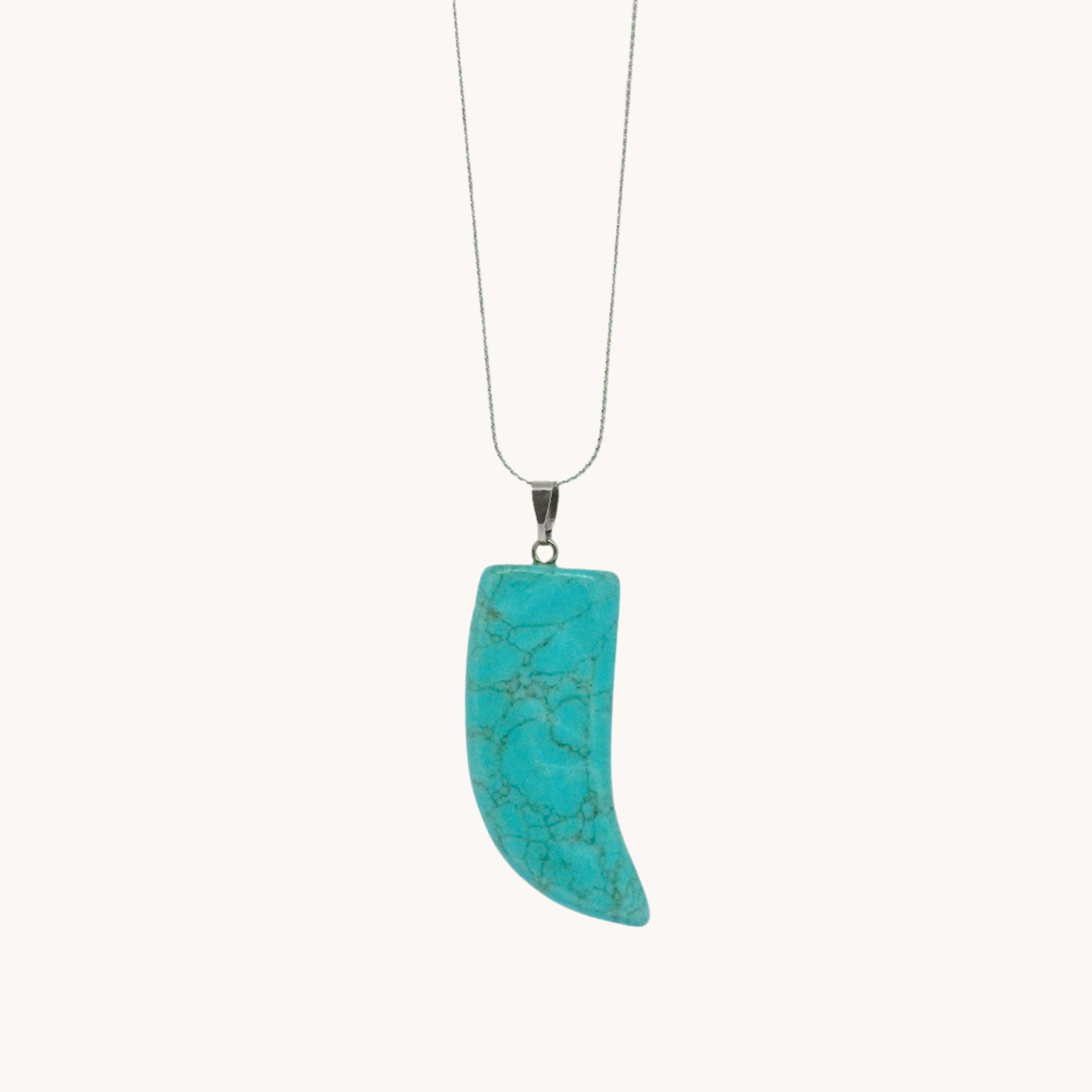 COLLANA CORNO ARGENTO