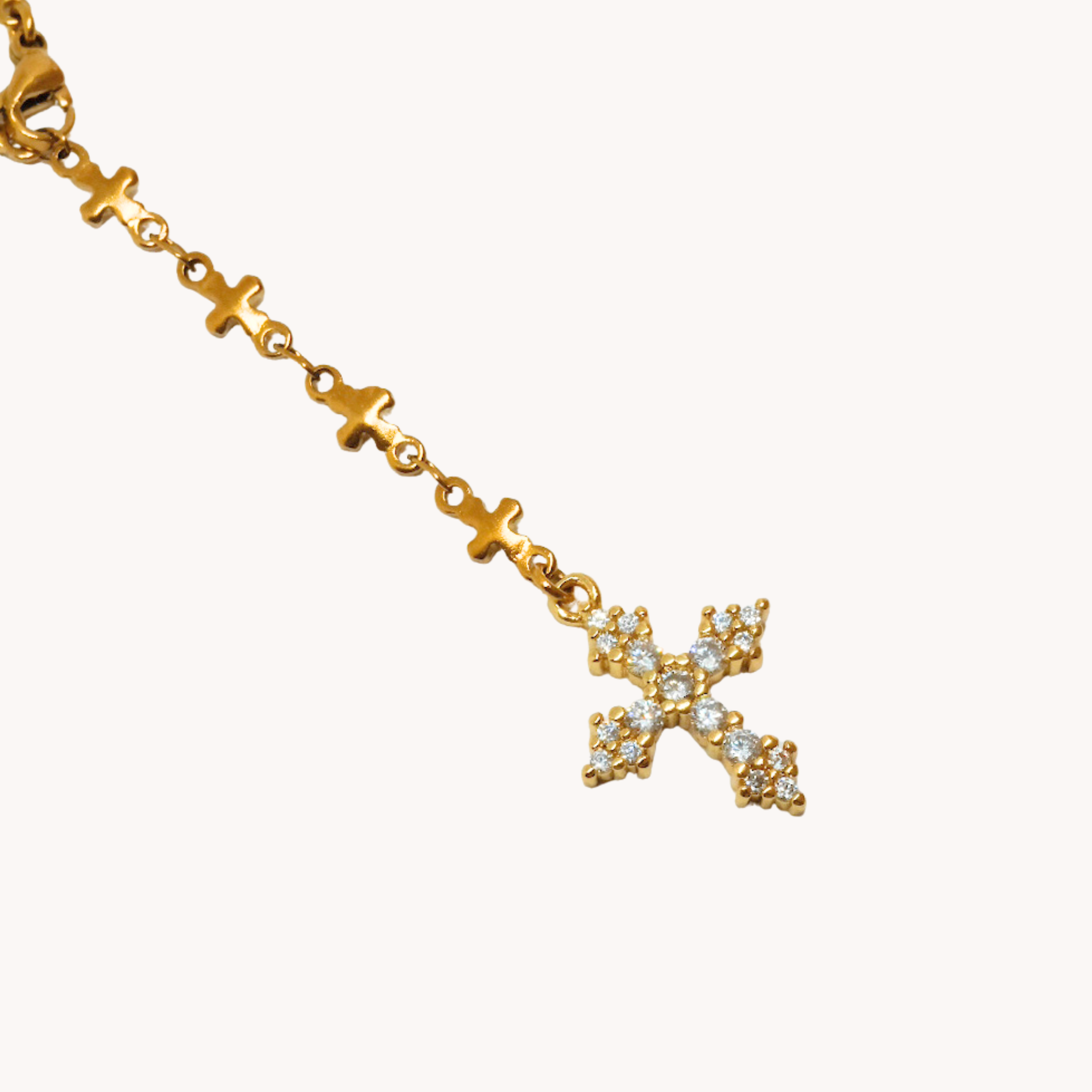 COLLANA CROCE PENDENTE