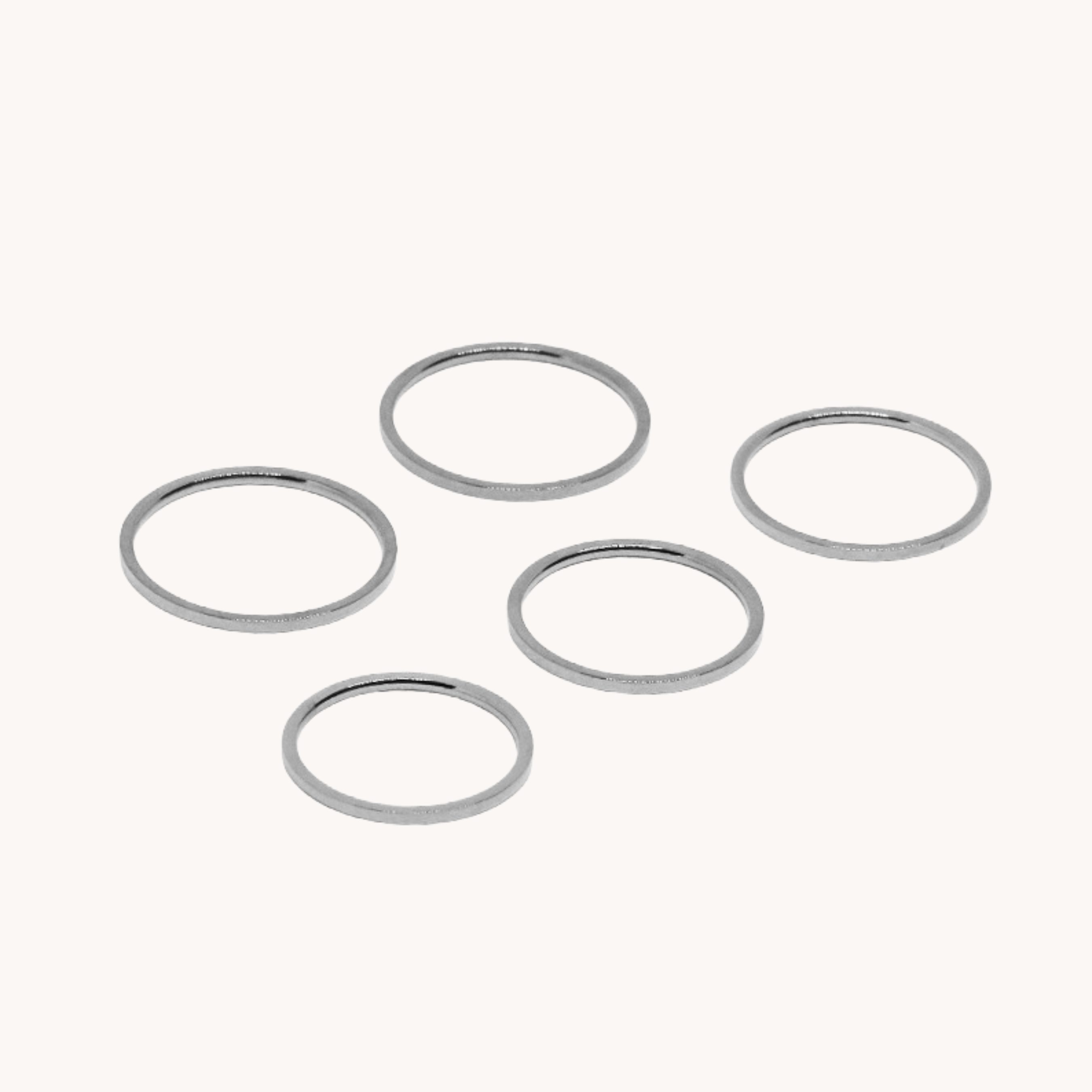 SET 5 ANELLI SOTTILI