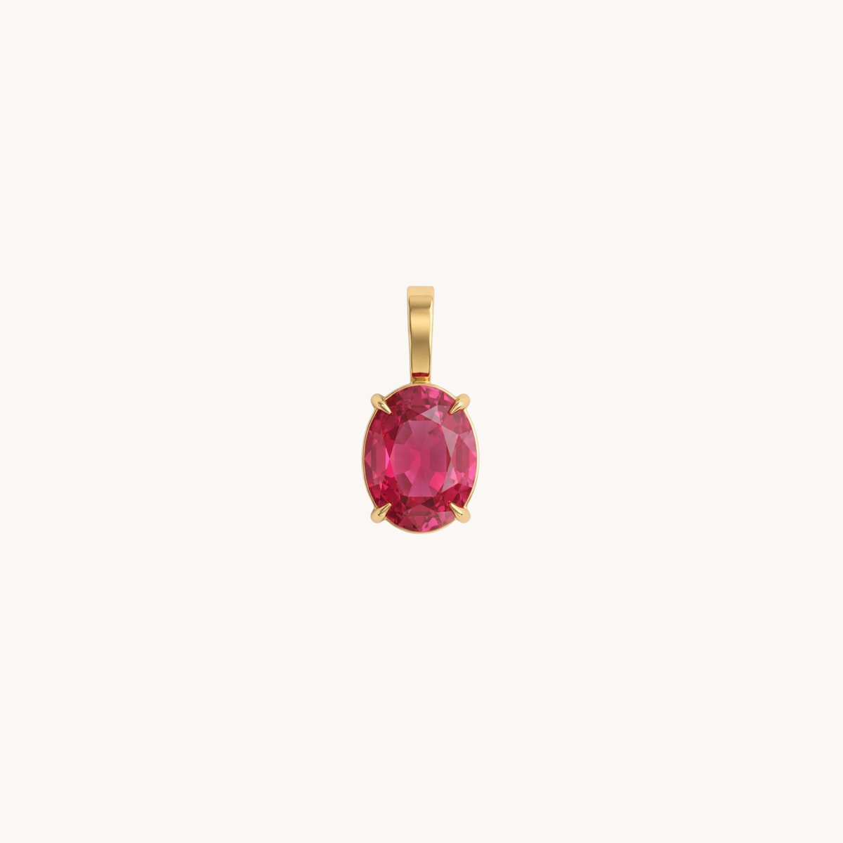 CIONDOLO ZIRCONE MAGENTA