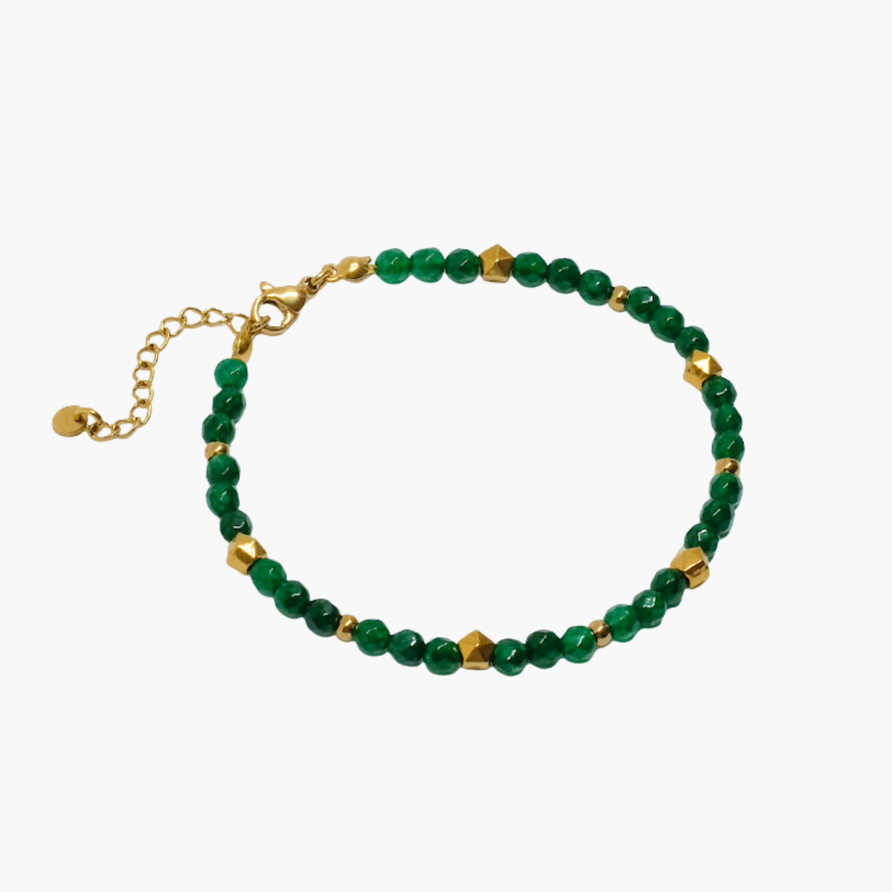 BRACCIALE PERLINE VERDI