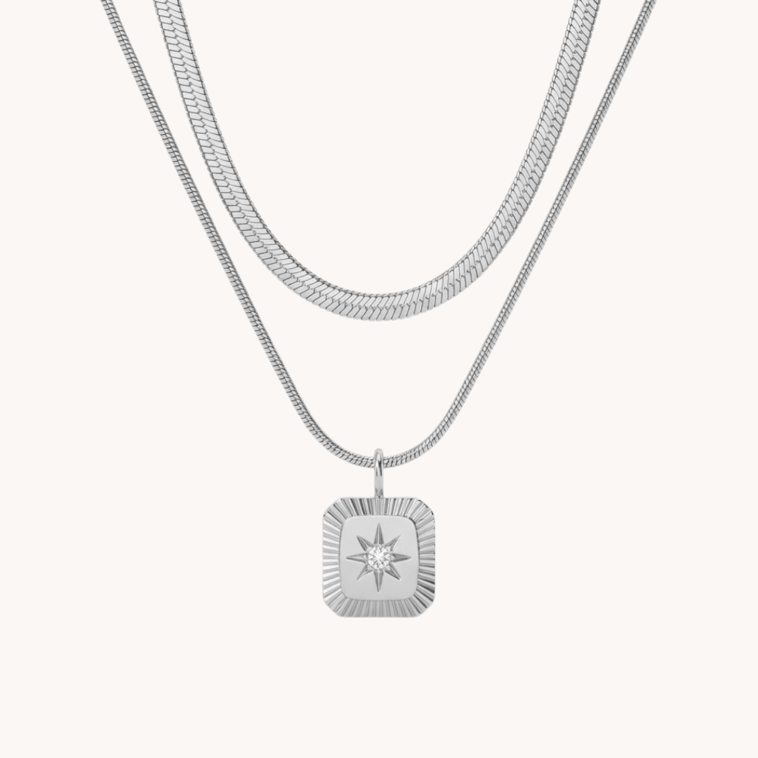 DOPPIA COLLANA SQUARE