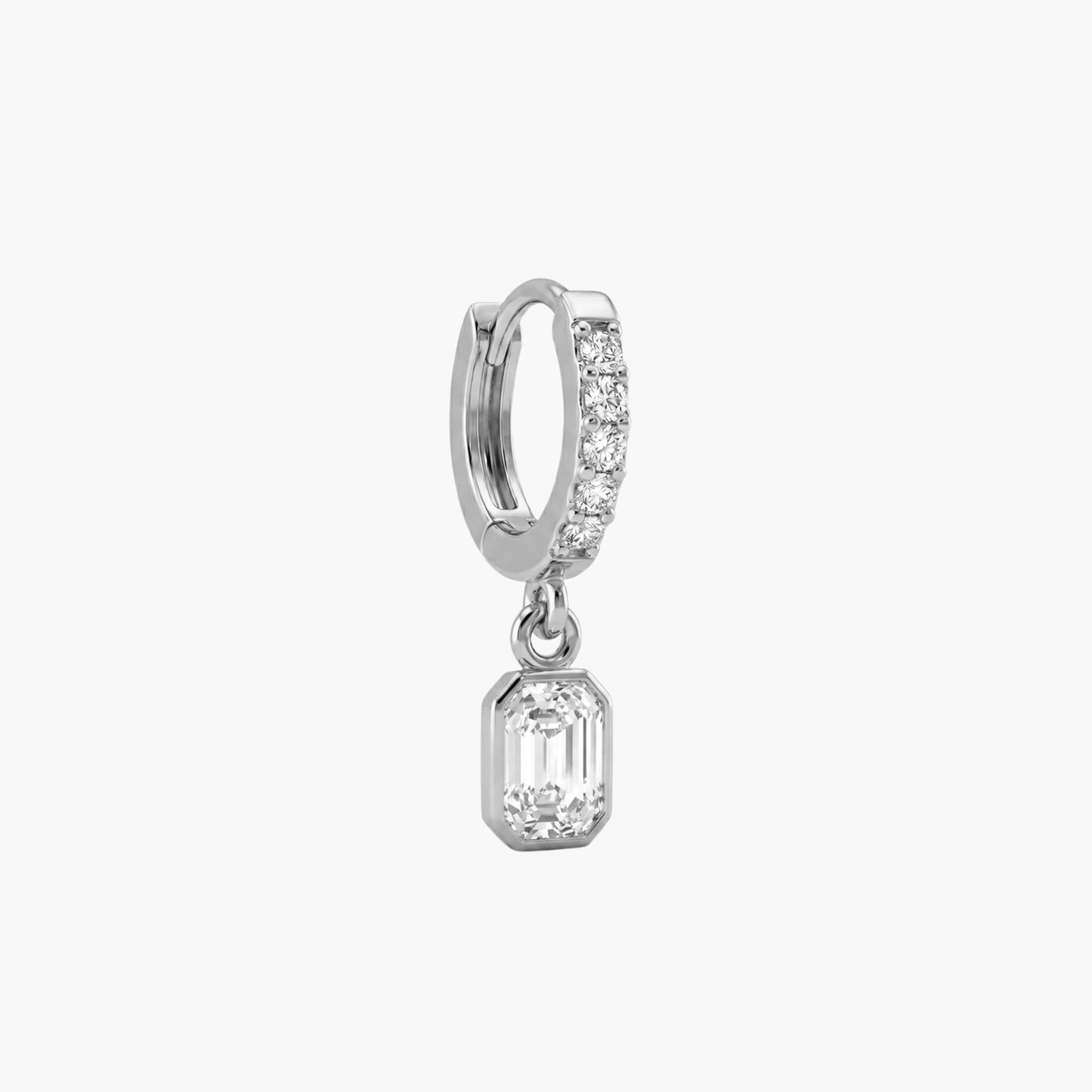 MONO ORECCHINO ZIRCONE BIANCO