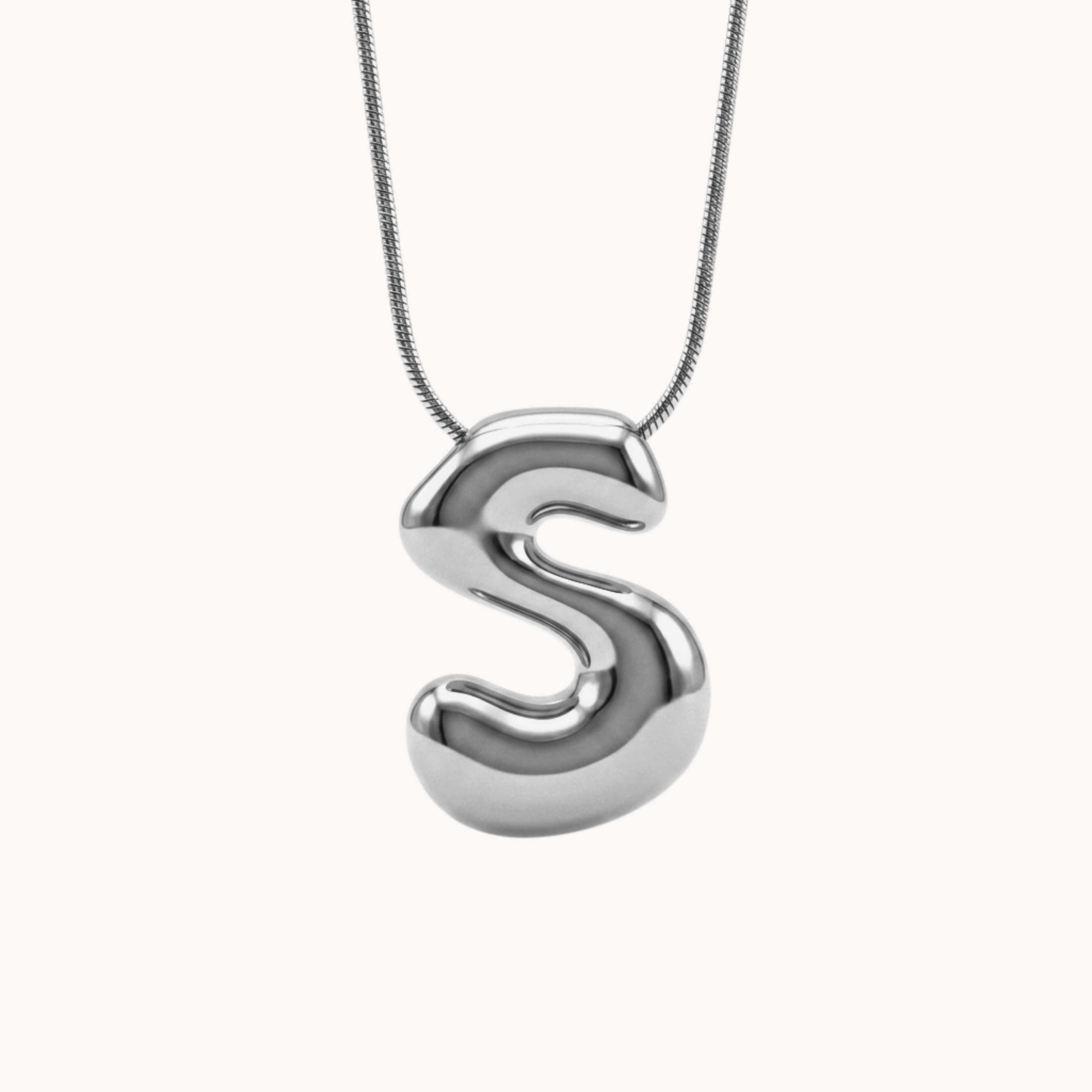 COLLANA IDENTITY IN ACCIAIO - scegli la tua lettera