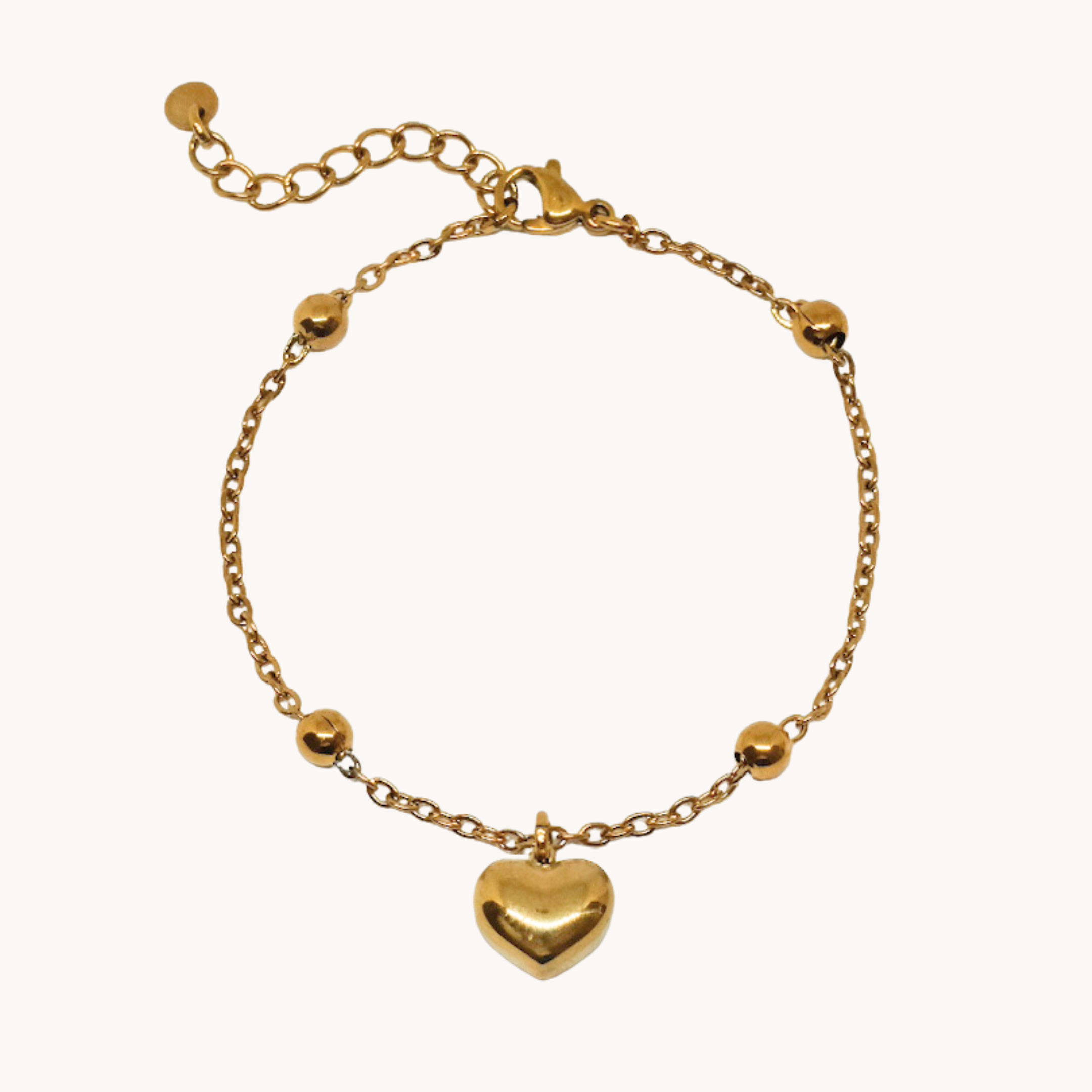 BRACCIALE CUORE BOMBATO