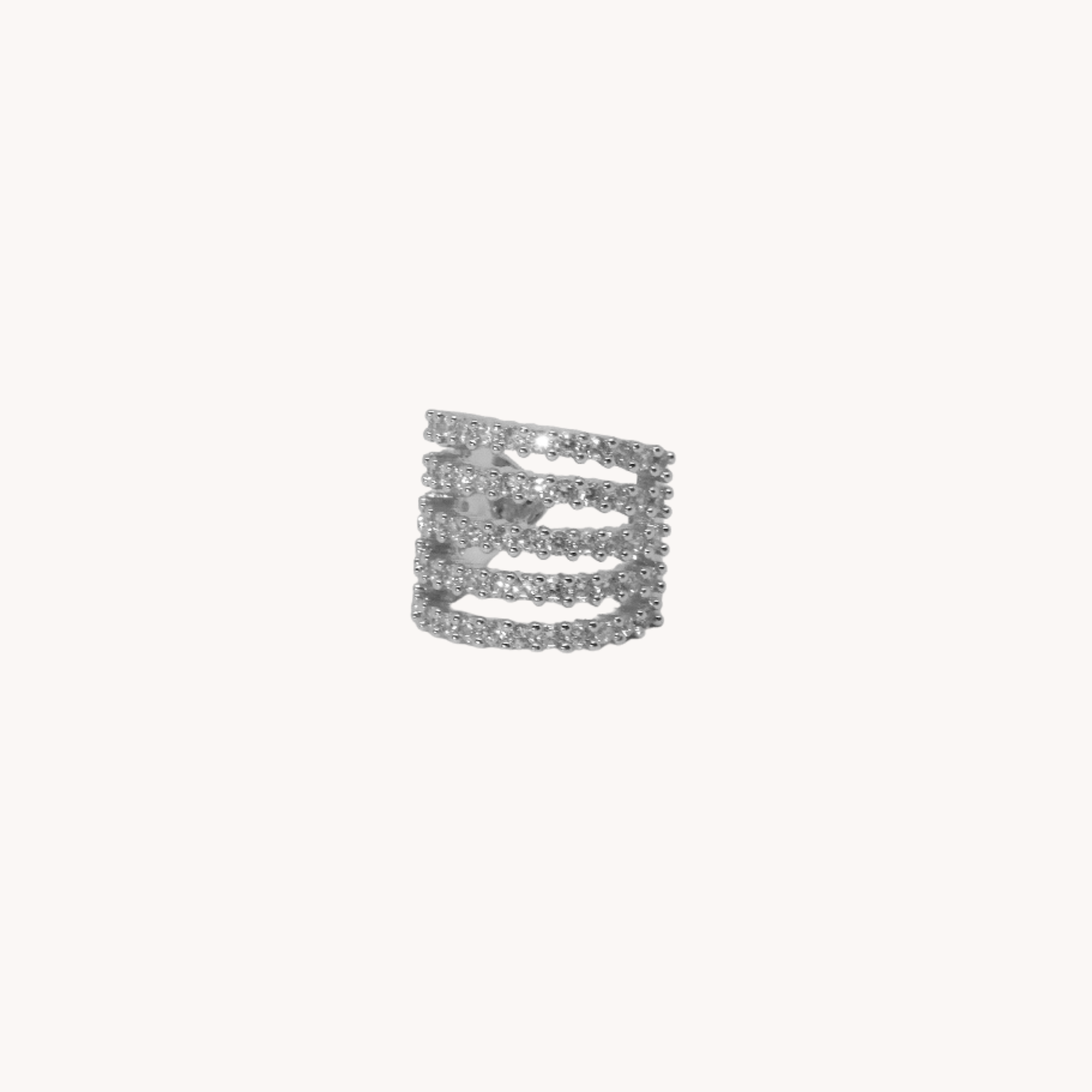 EAR CUFF ZIRCONATO CONICO