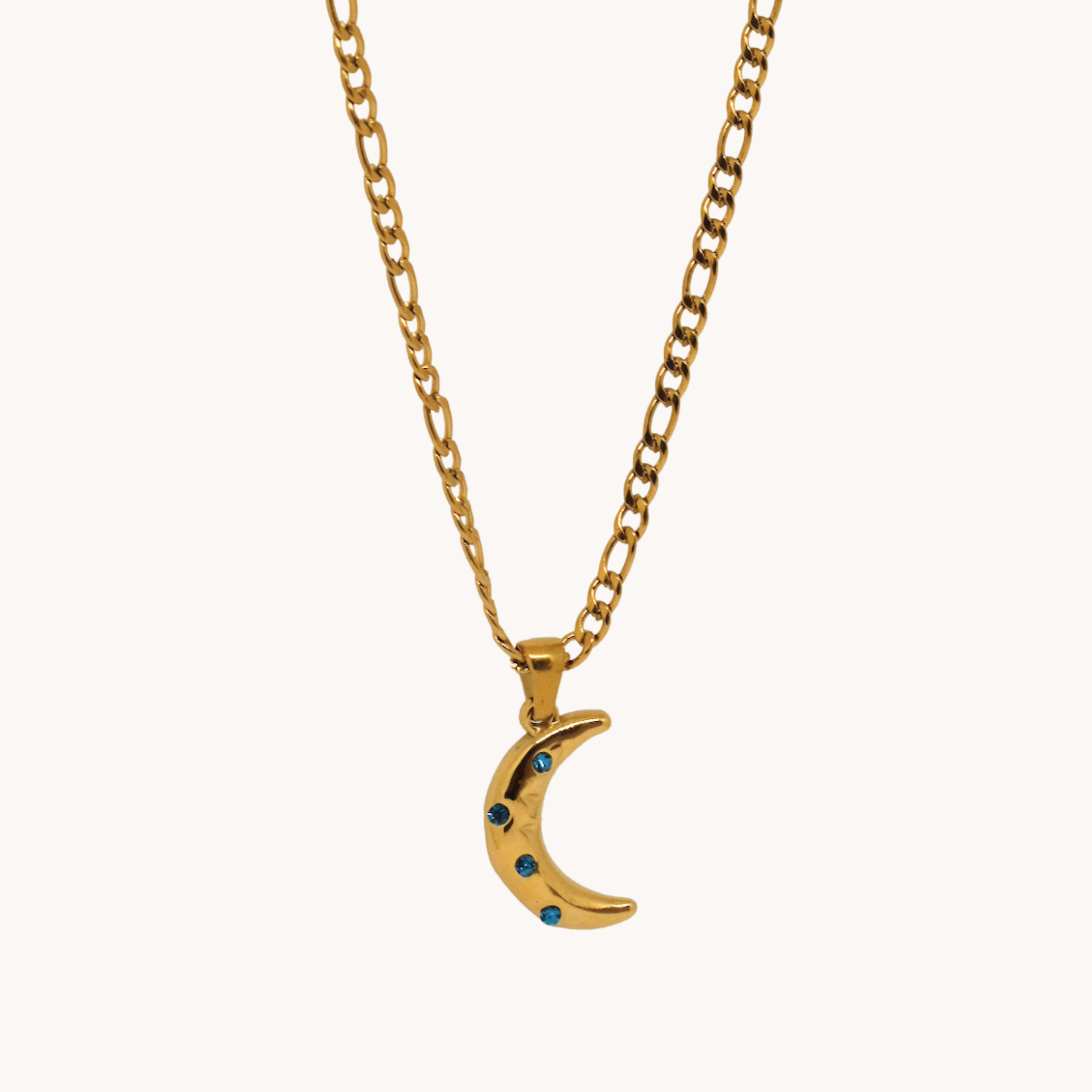 COLLANA LUNA CON ZIRCONI