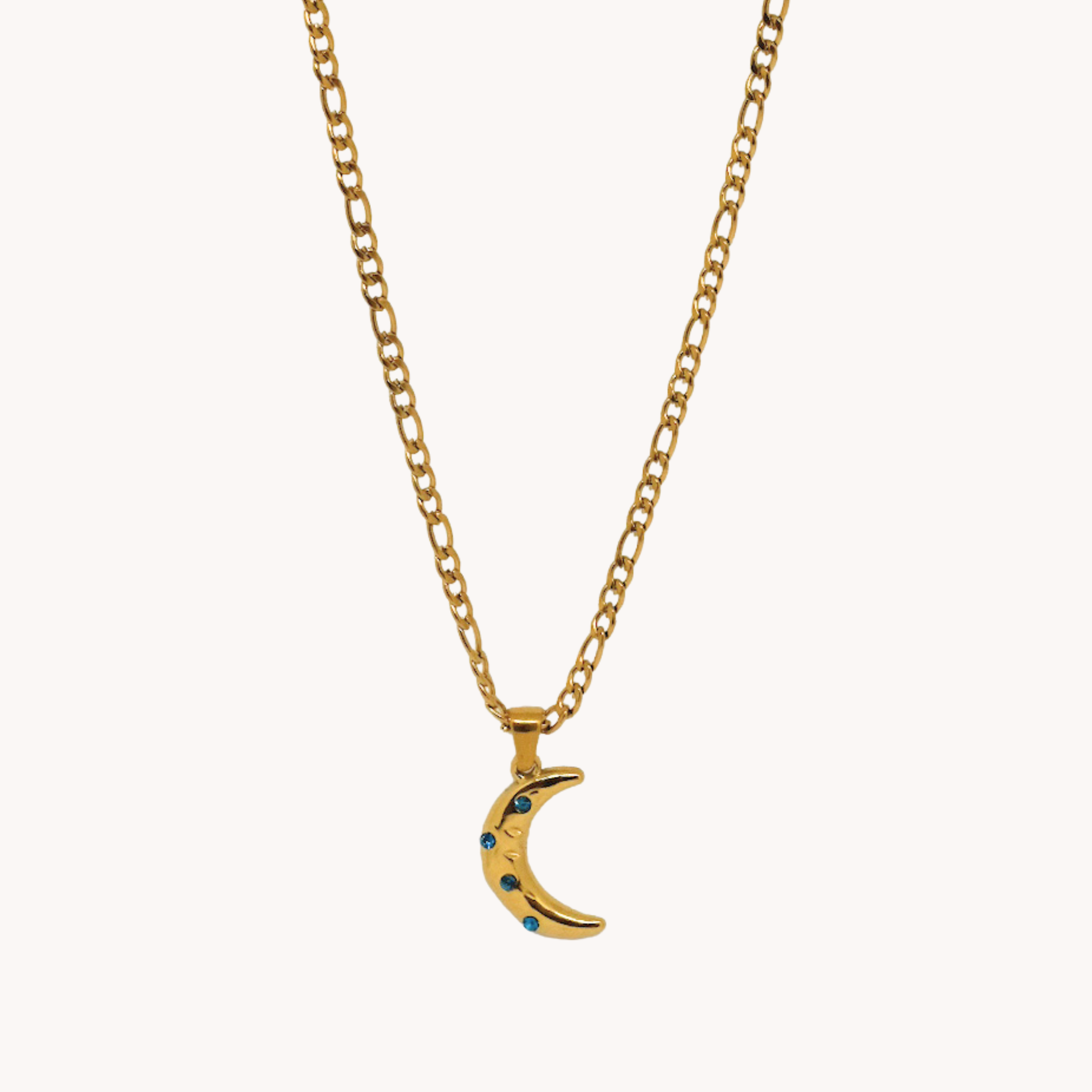 COLLANA LUNA CON ZIRCONI