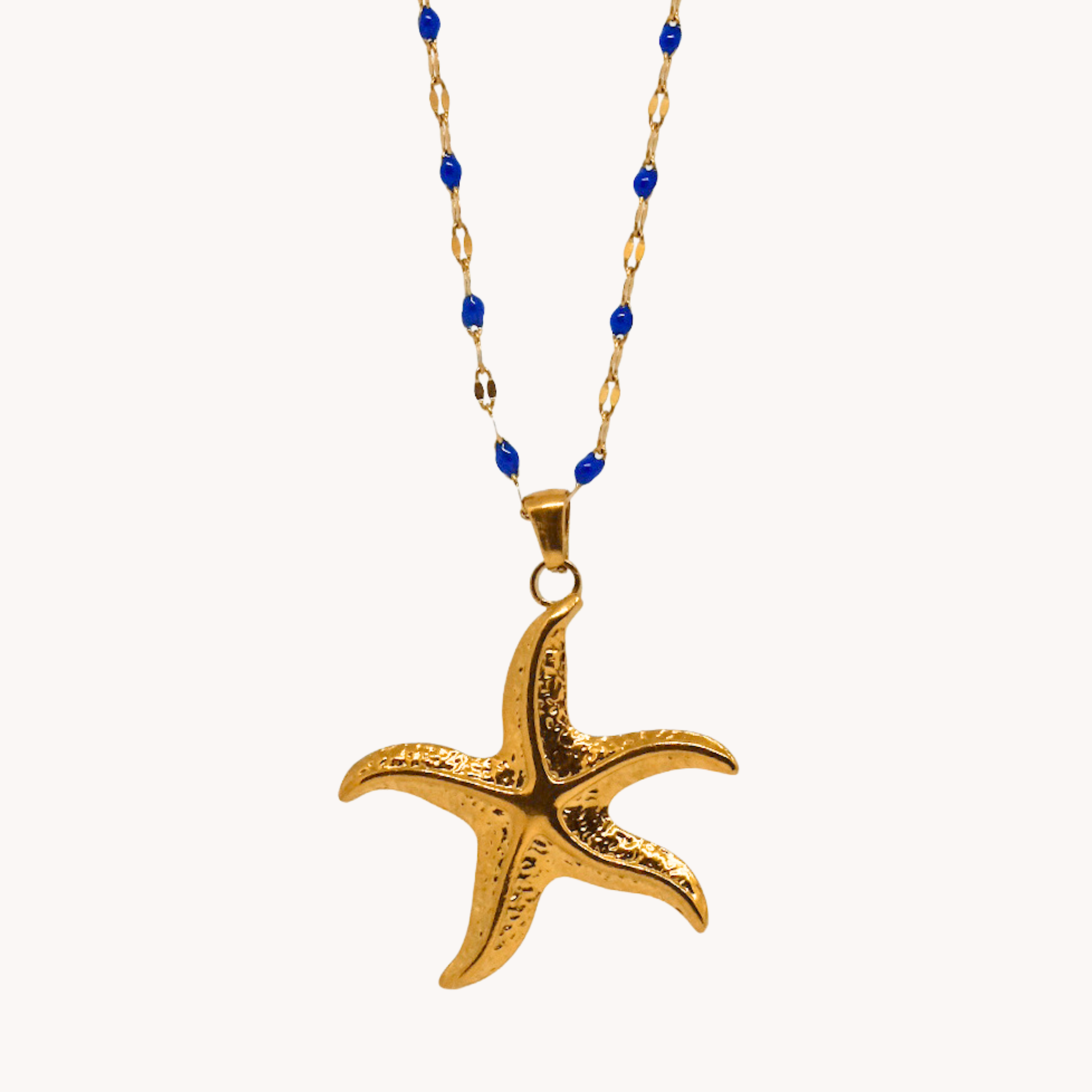 COLLANA BLU STELLA MARINA