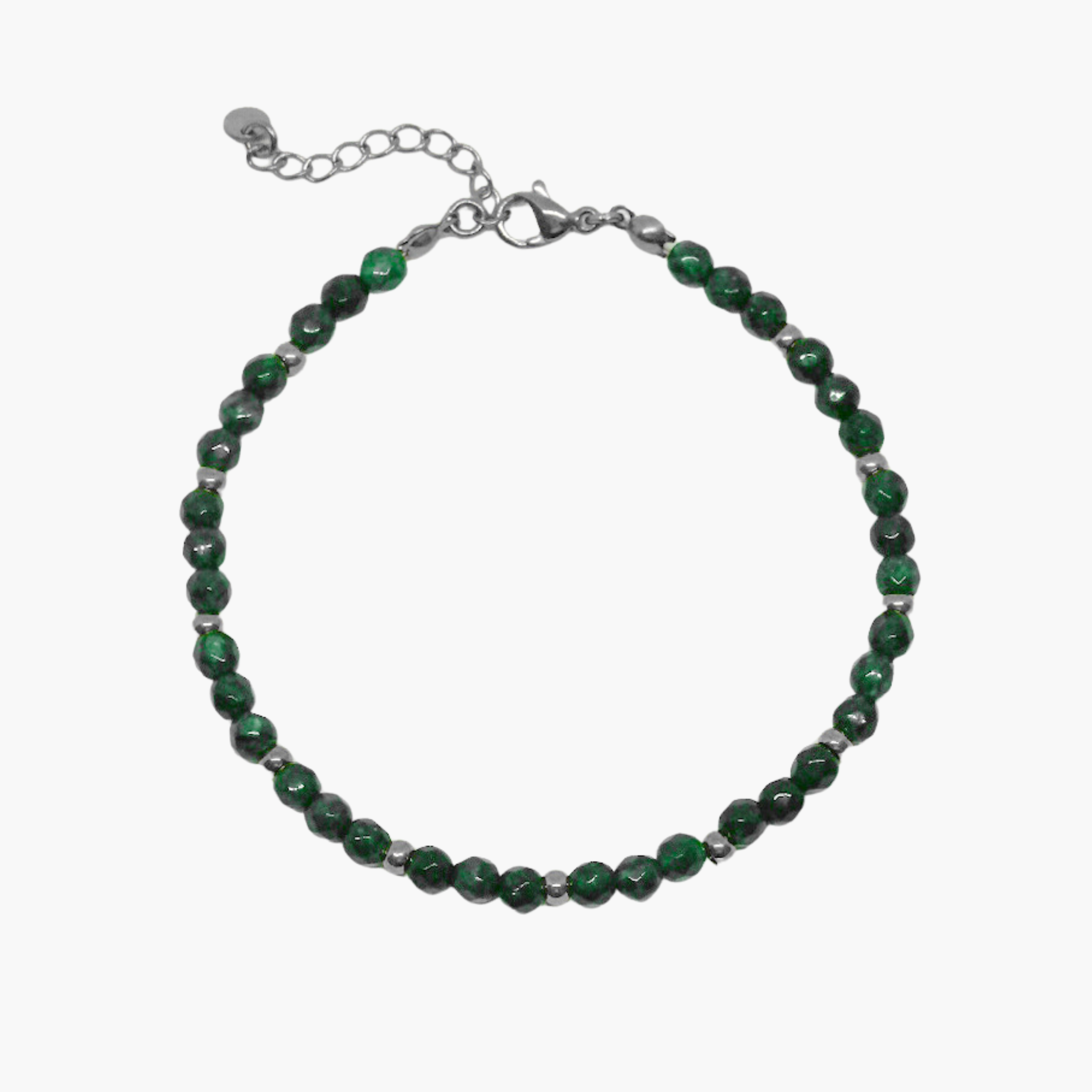 BRACCIALE PERLINE VERDE