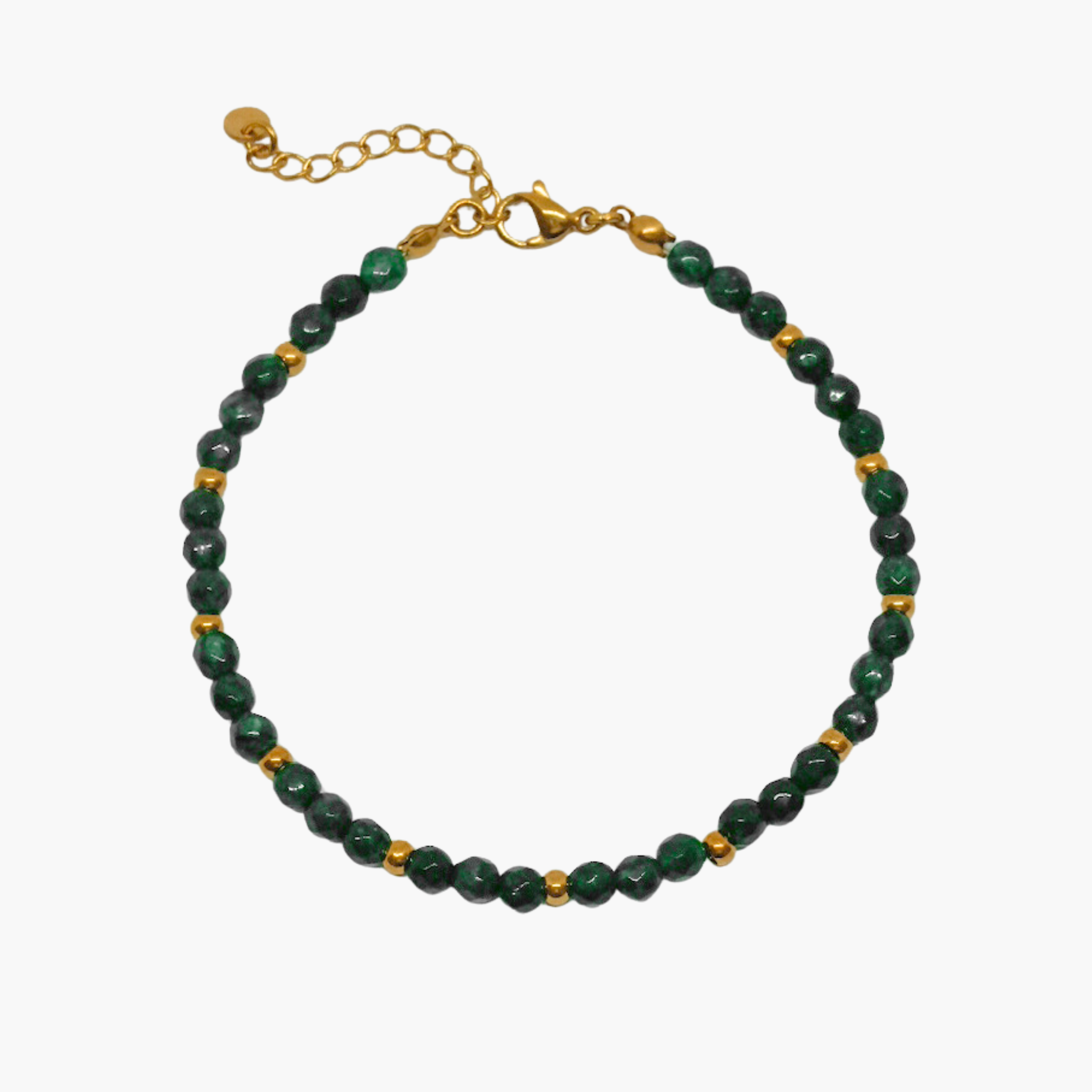 BRACCIALE PERLINE VERDE