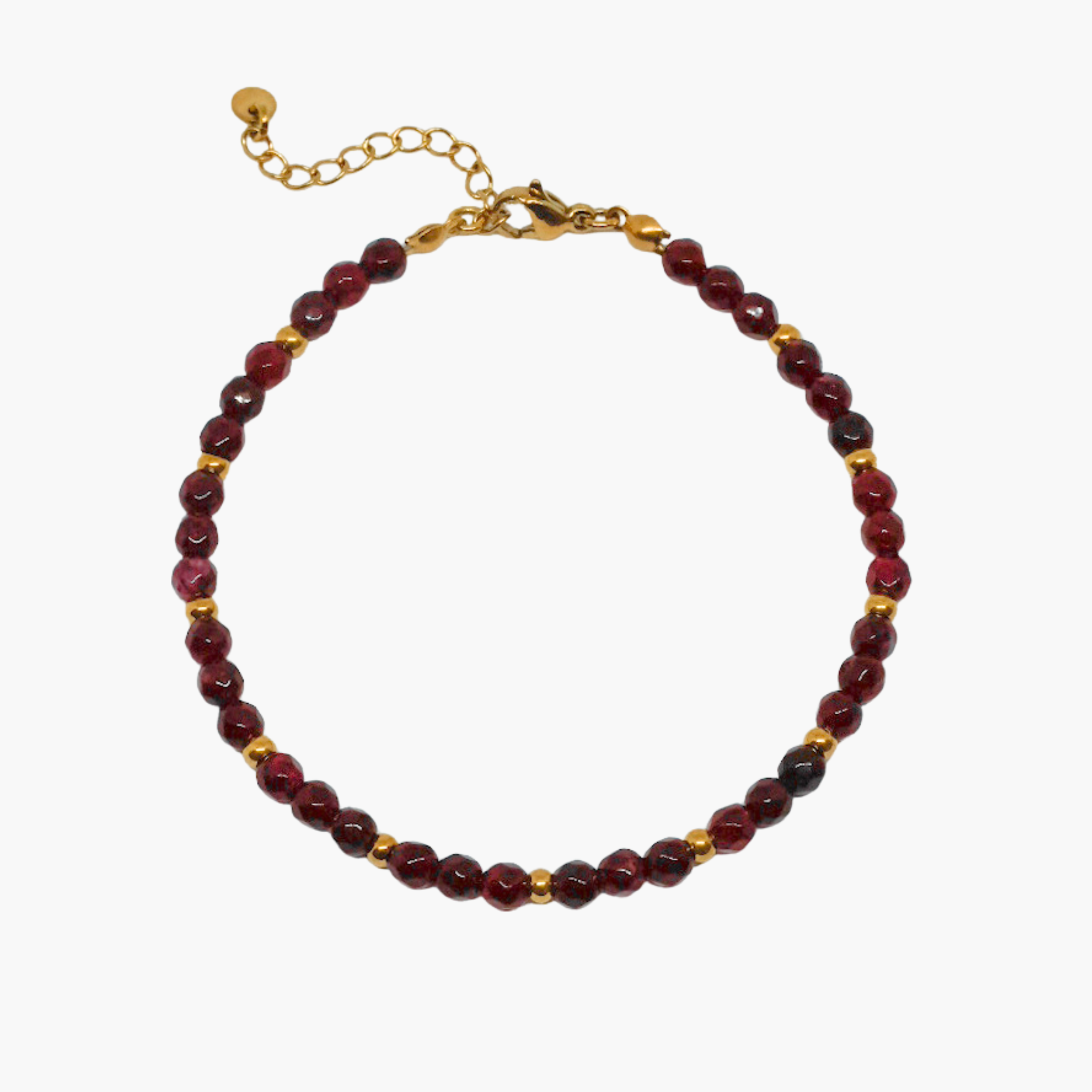 BRACCIALE PERLINE BURGUNDY