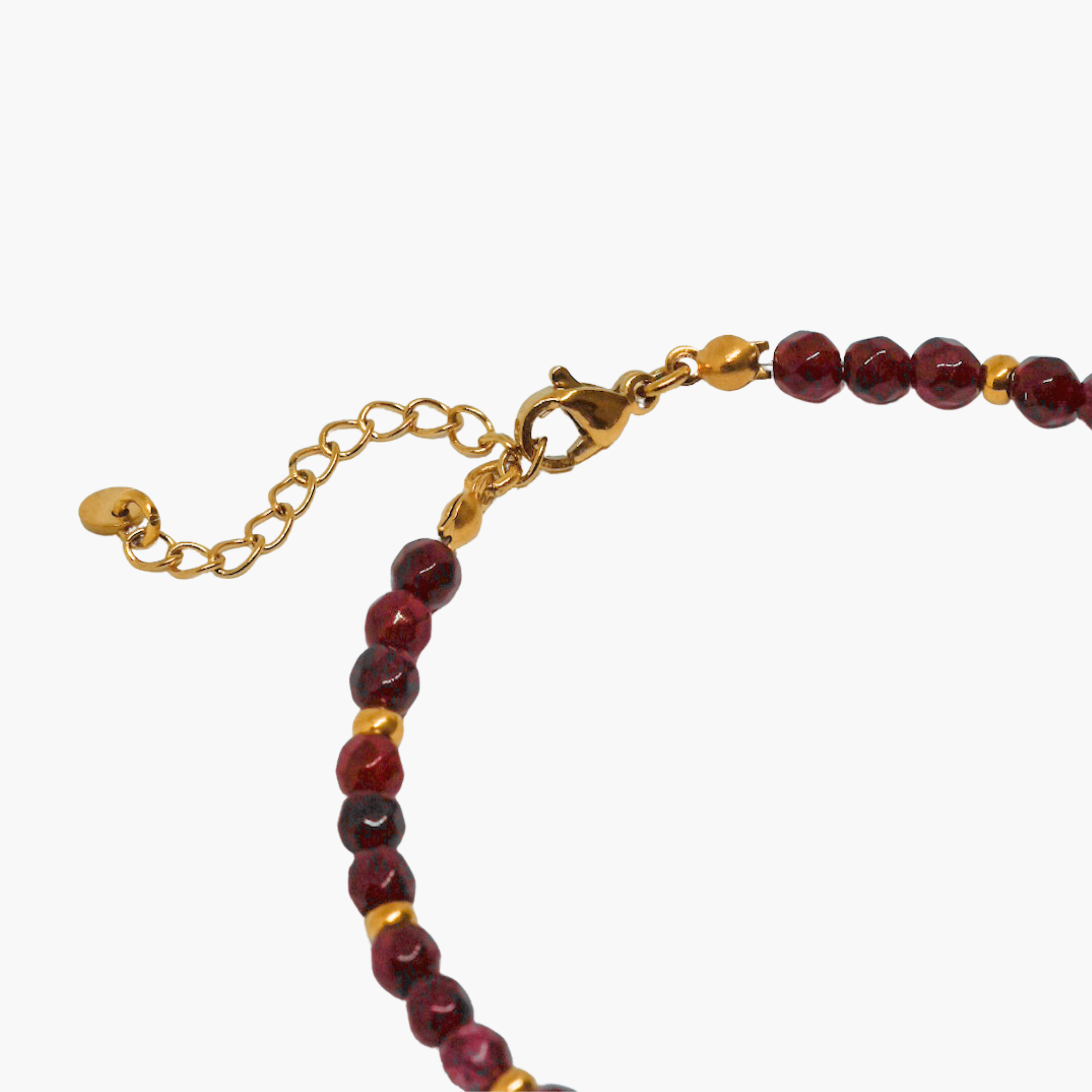 BRACCIALE PERLINE BURGUNDY
