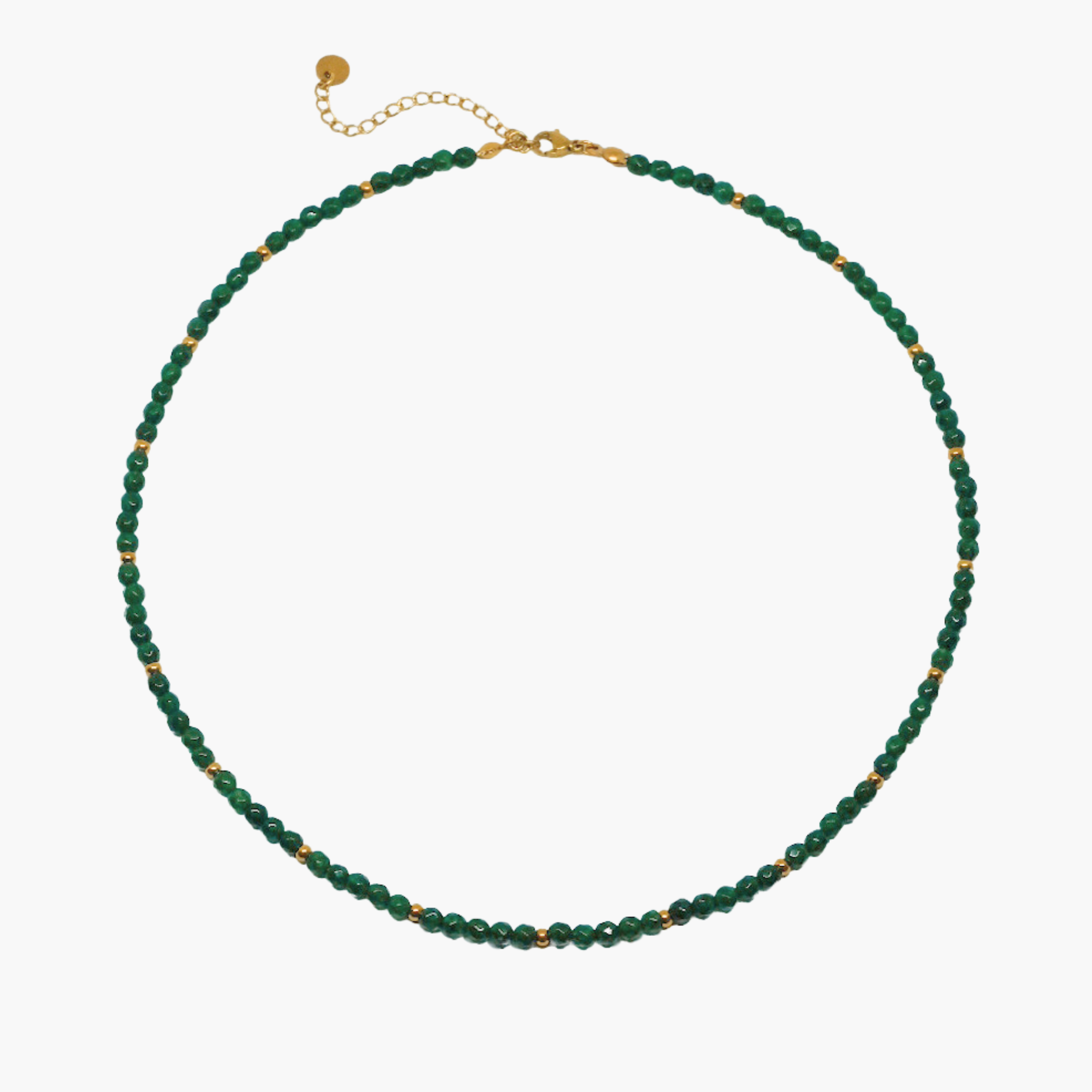 GIROCOLLO PERLINE VERDE
