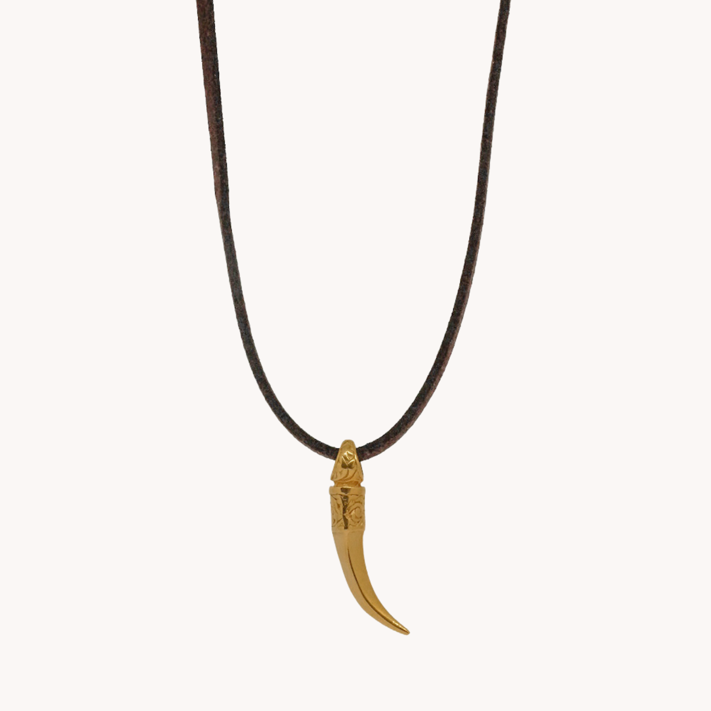 CHOKER FILO SCAMOSCIATO CORNO