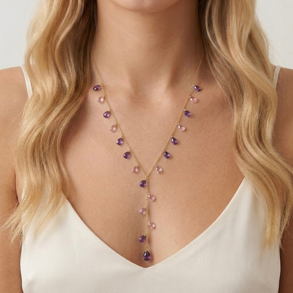 COLLANA VIOLET GEM