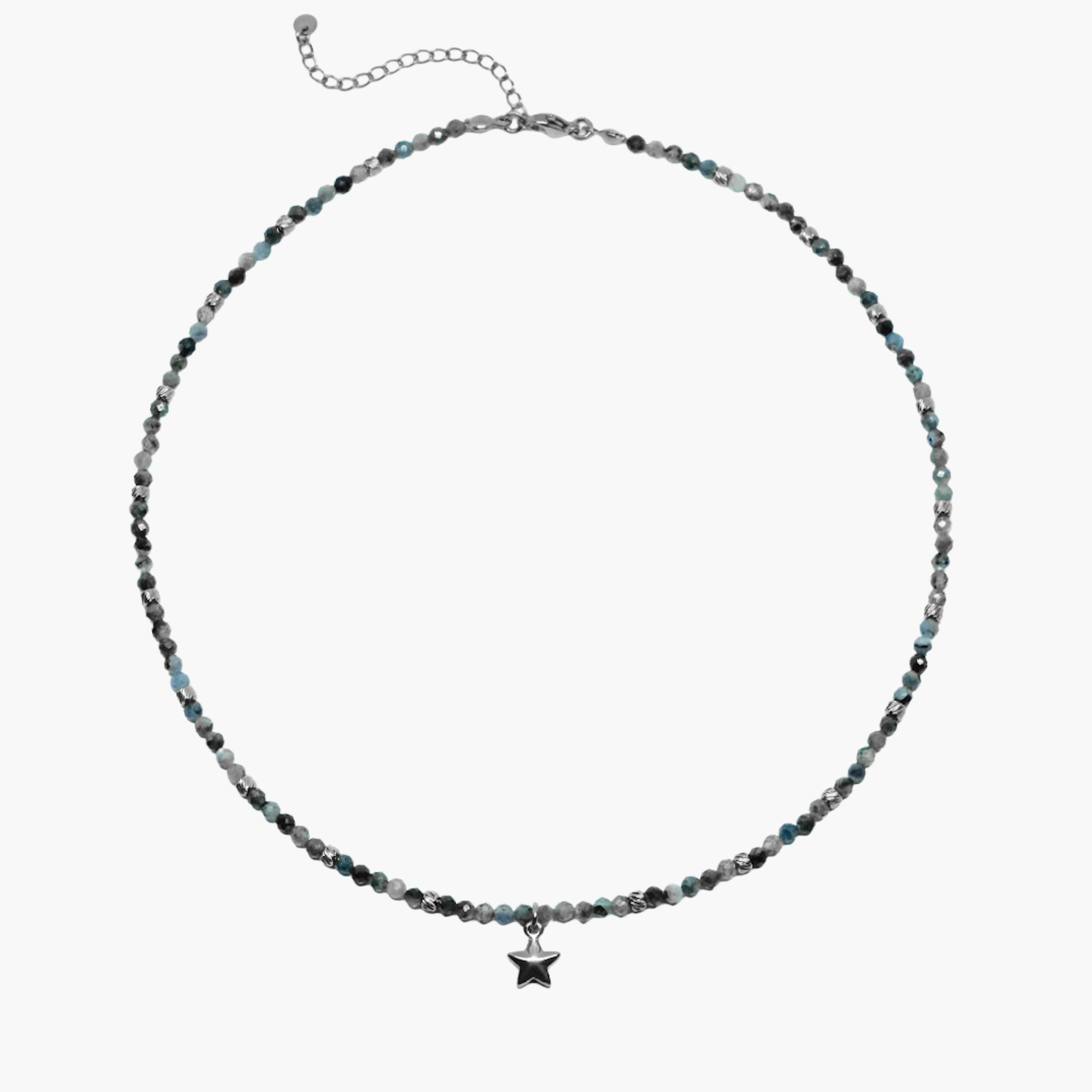 GIROCOLLO PERLINE CON STELLA