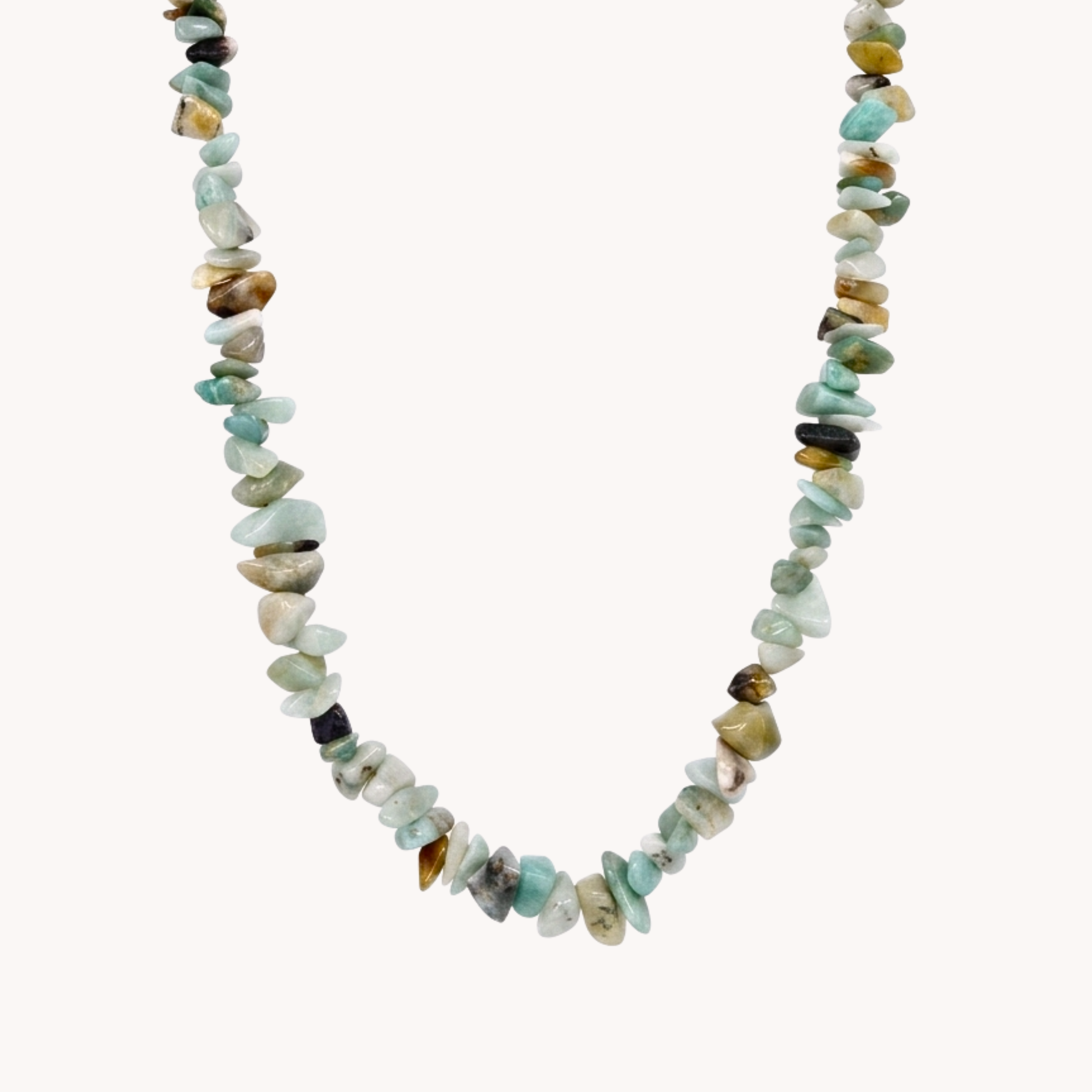 GIROCOLLO AGATE CHIPS - collana corta di pietre dure naturali a scaglie in acciaio oro o argento