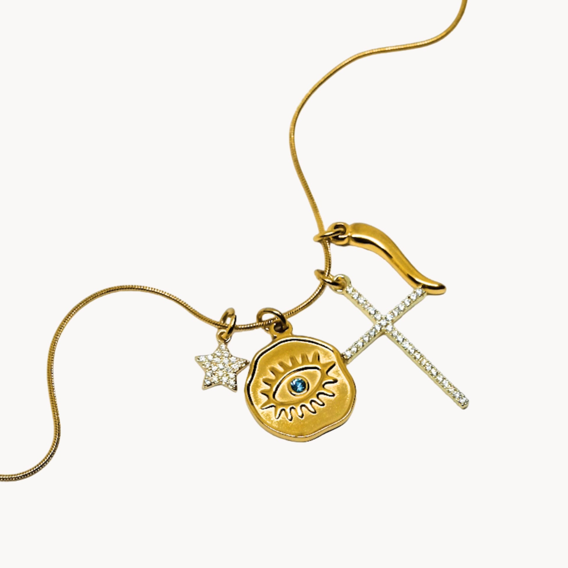 COLLANA CHARMS OCCHIO