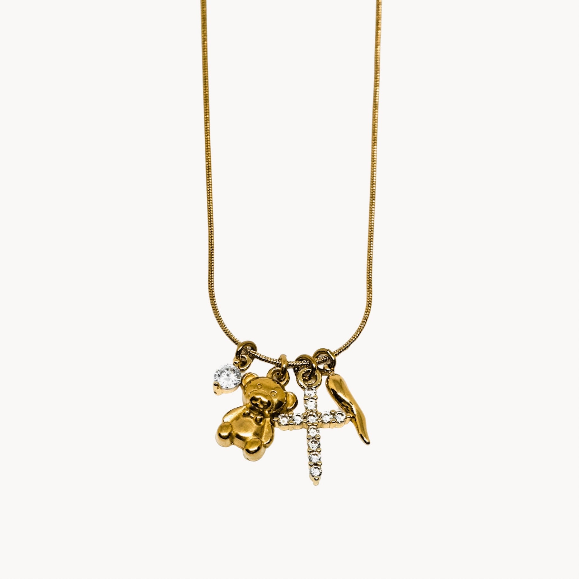 COLLANA CHARMS TEDDY MINI