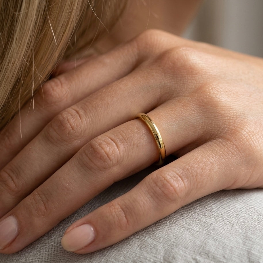 Anello Essential Mini con Zircone Solitario - VANDEM