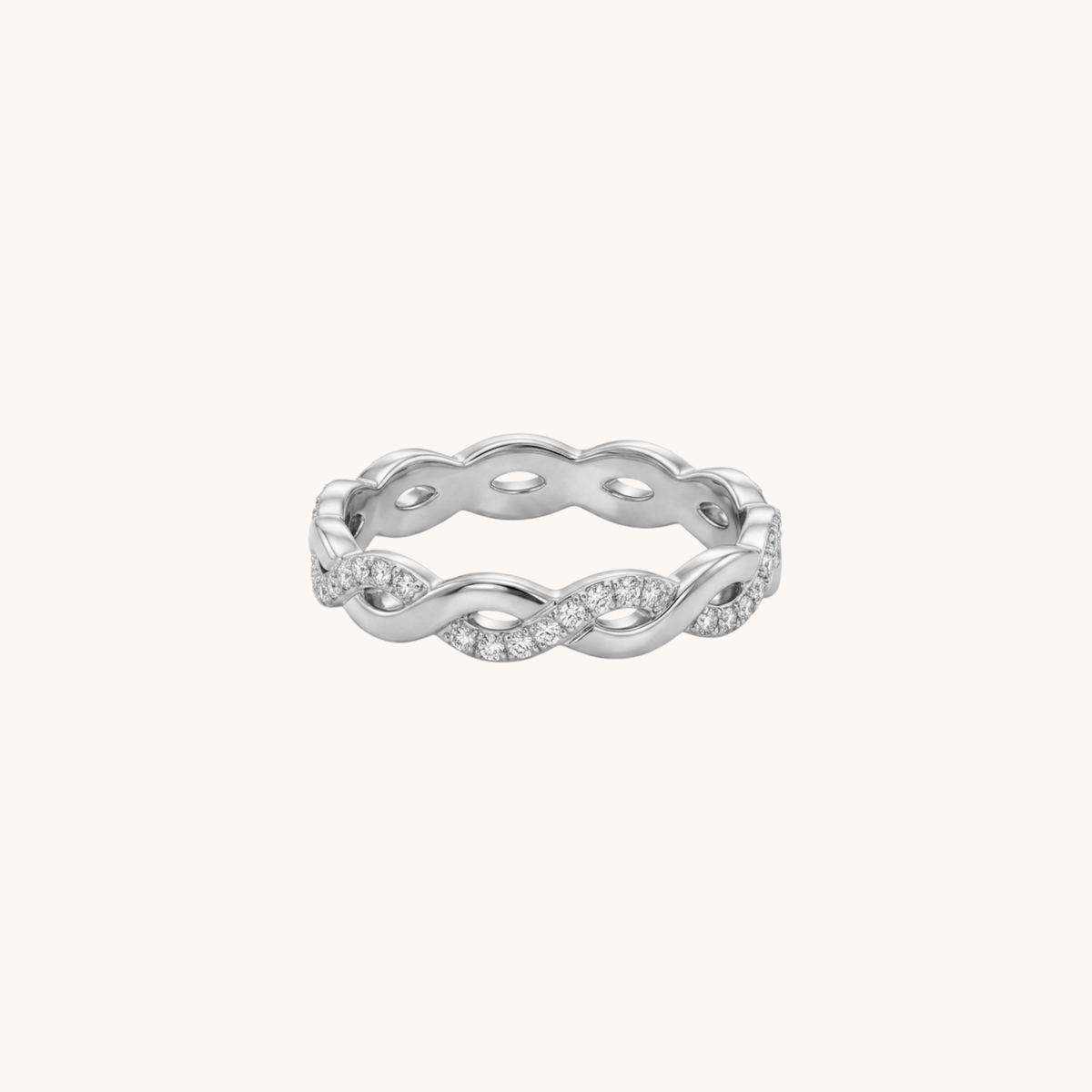 Anello Intreccio Infinity a Fili Incrociati argento - VANDEM