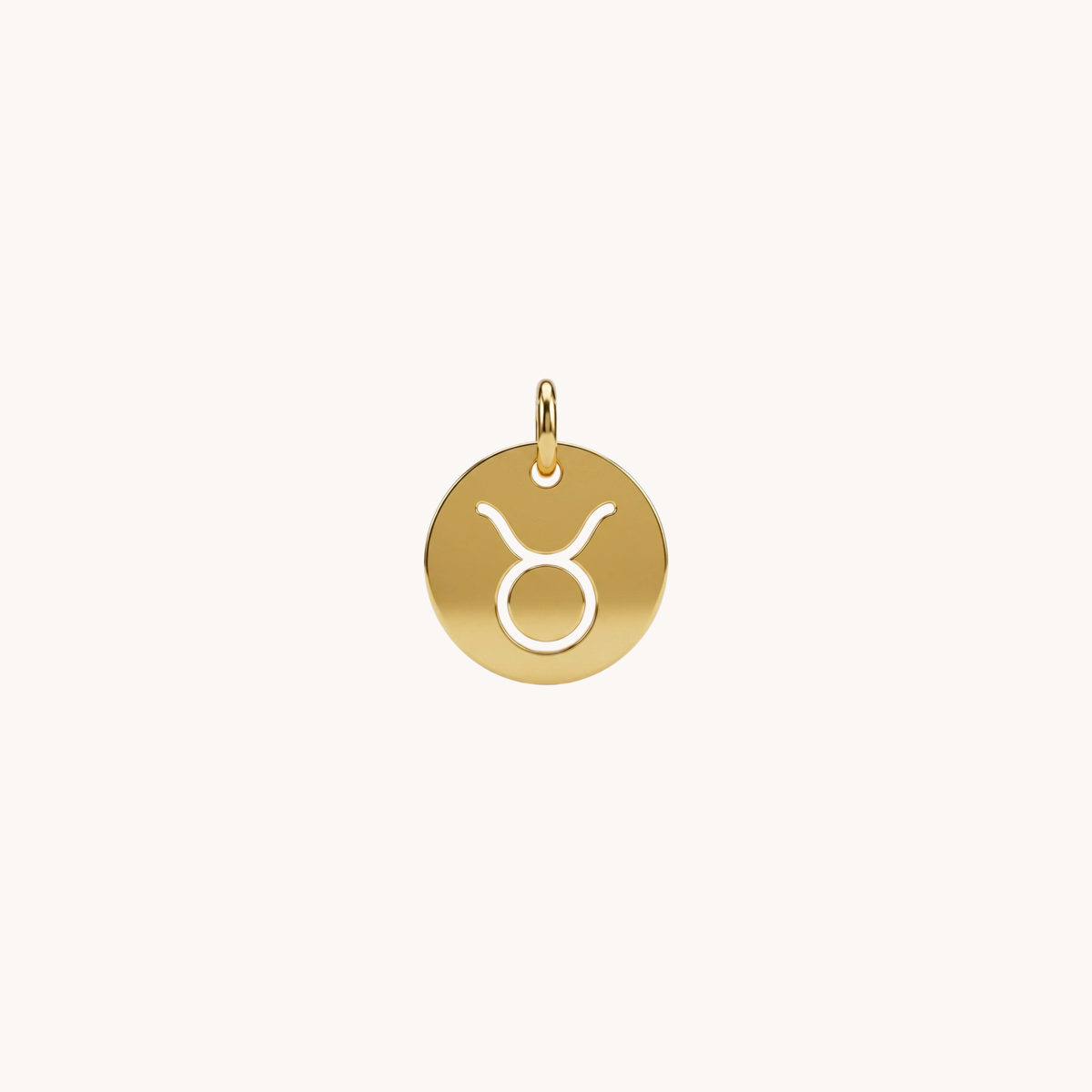 Ciondolo medaglia segno zodiacale Toro oro - VANDEM