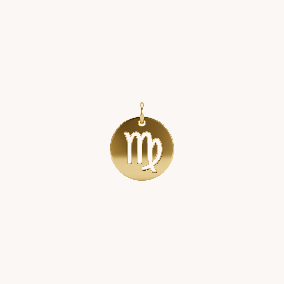 Ciondolo medaglia segno zodiacale Vergine oro - VANDEM
