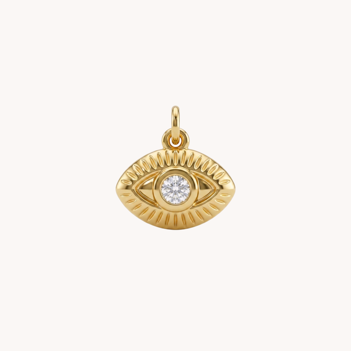 Ciondolo occhio a navette con zircone Mystic - VANDEM
