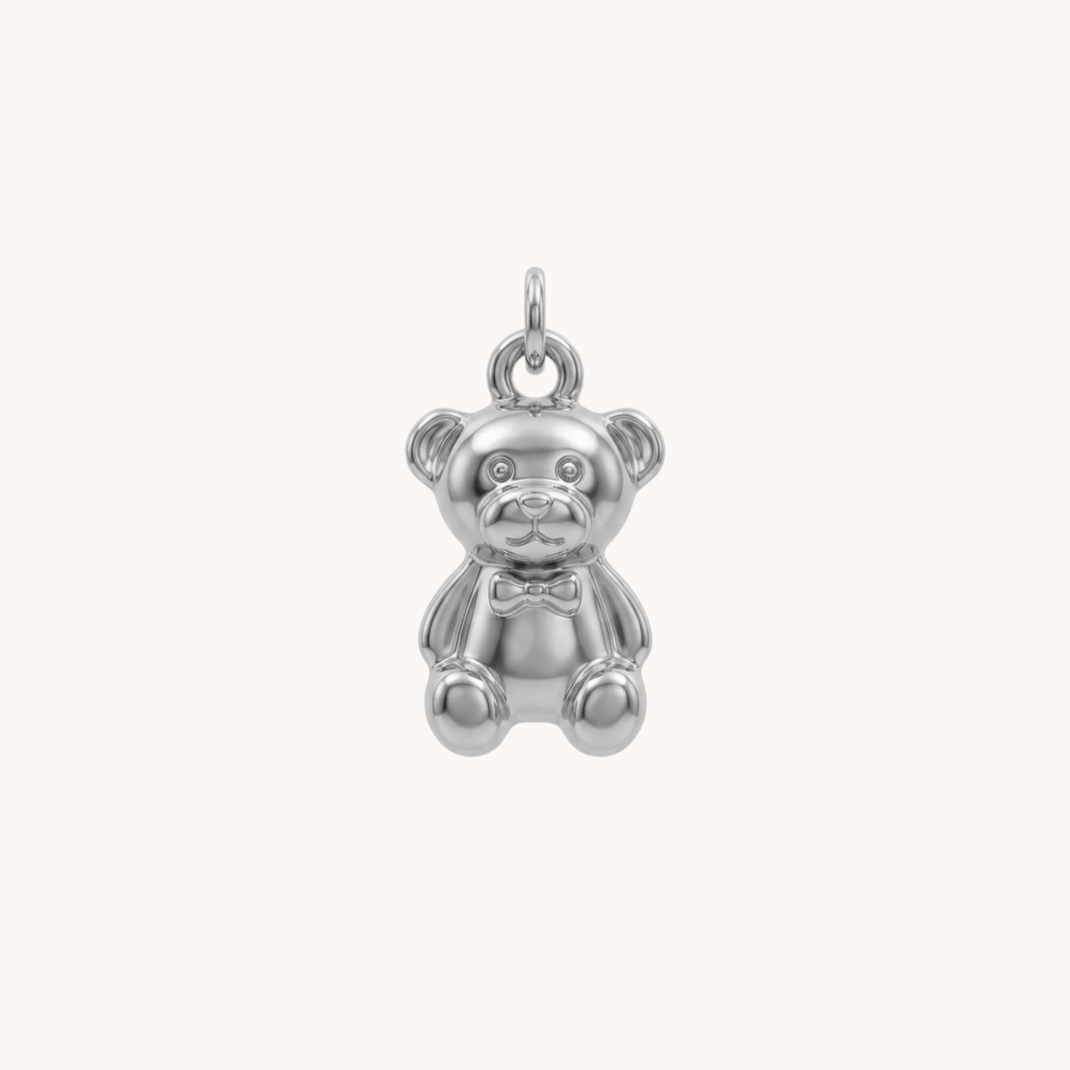 Ciondolo orsetto teddy 3D argento - VANDEM