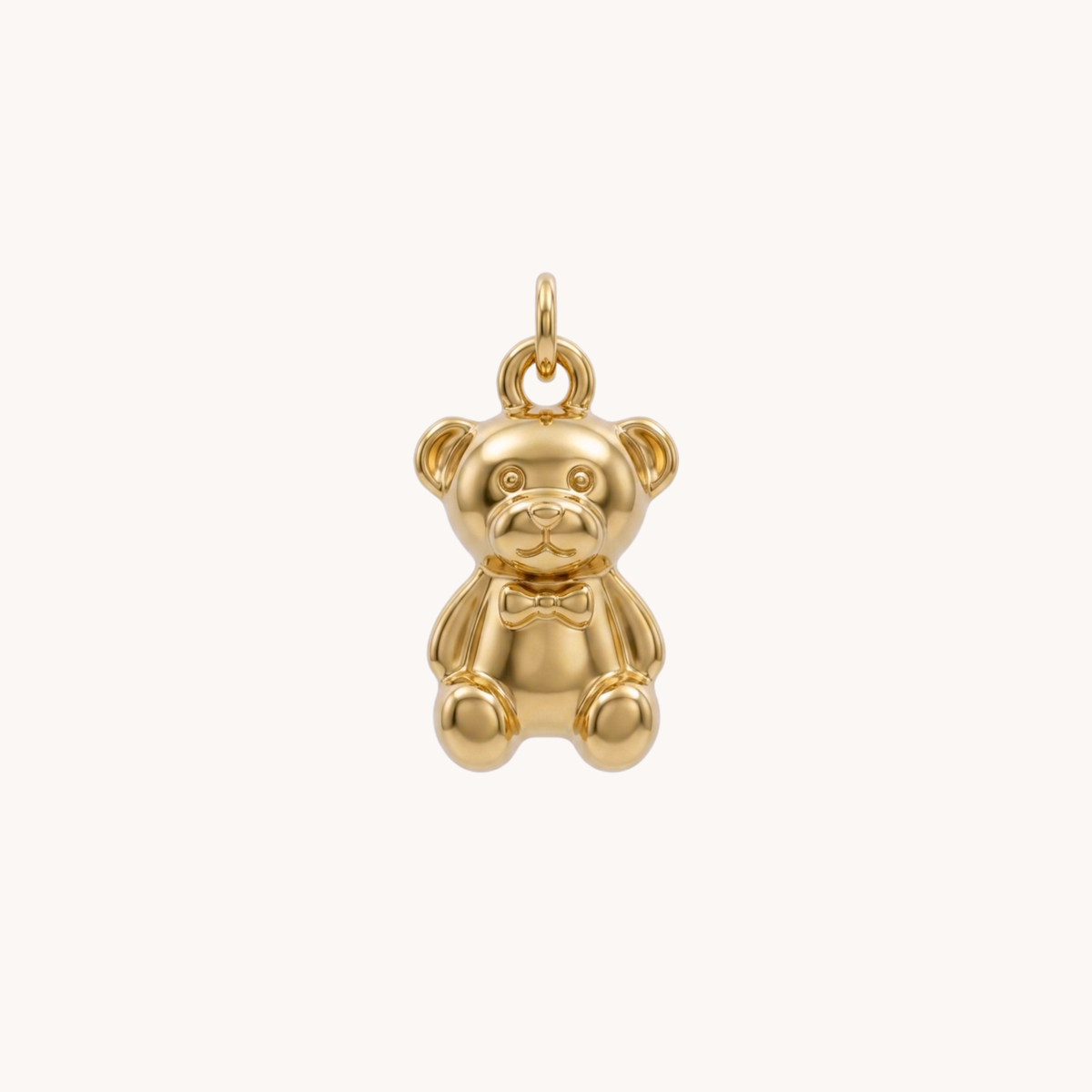 Ciondolo orsetto teddy 3D oro - VANDEM