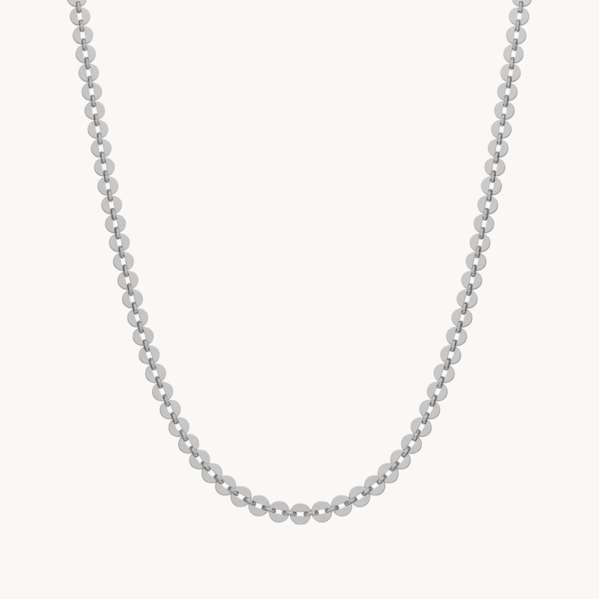 Collana Coin Chain a Dischetti per Charm argento - VANDEM