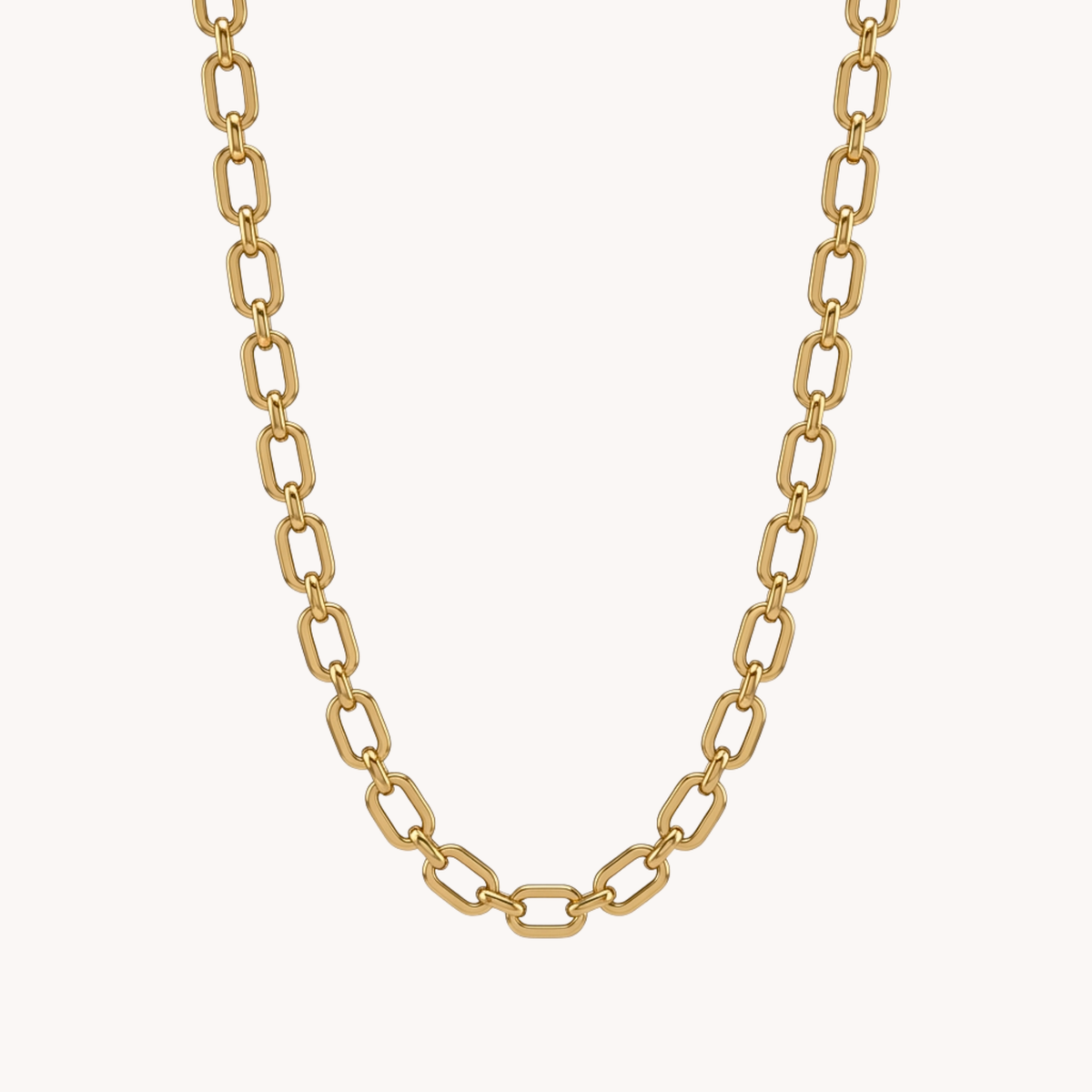 Collana Link Bold a Catena Corta oro - VANDEM