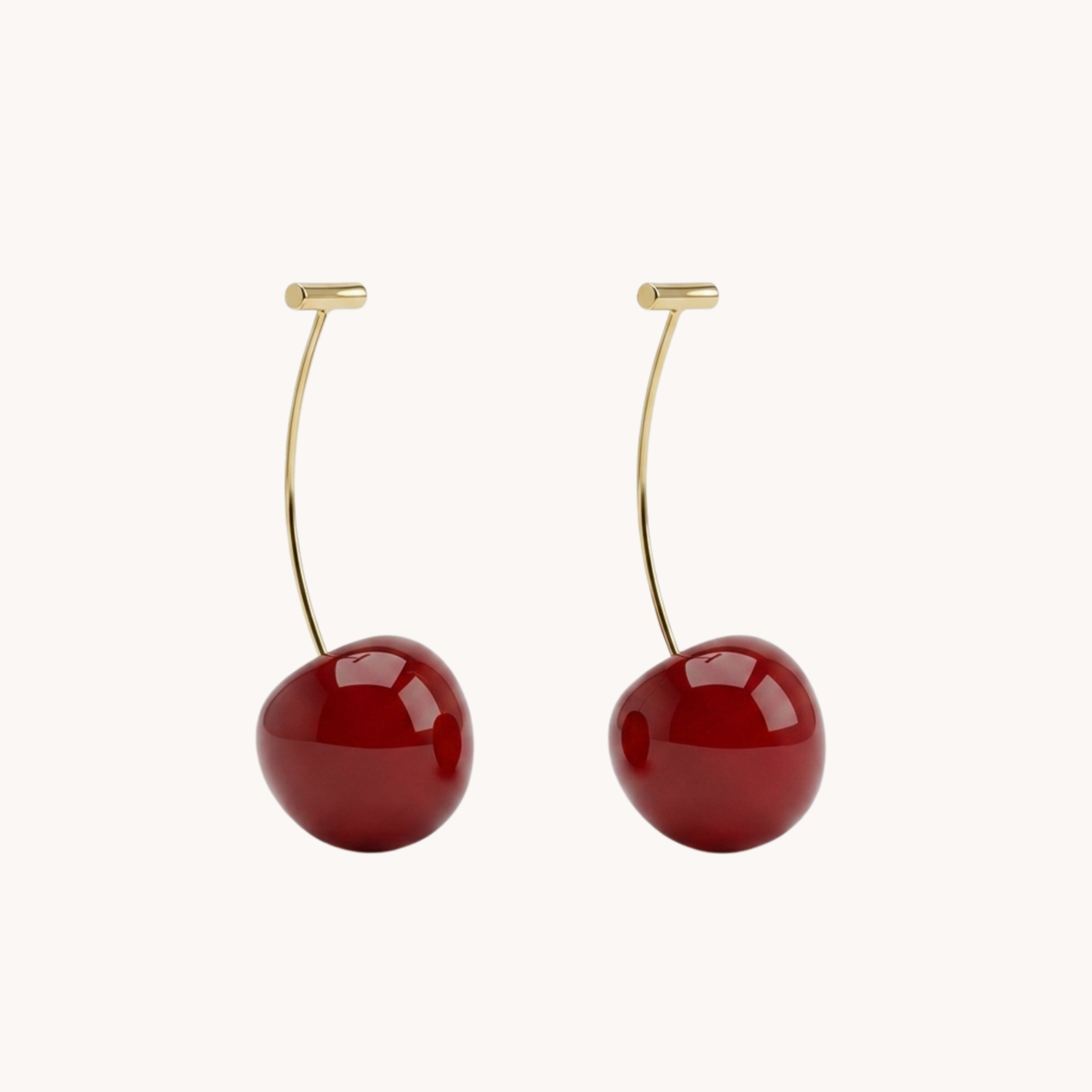 Coppia Orecchini Cherry Pendenti a Ciliegia - VANDEM