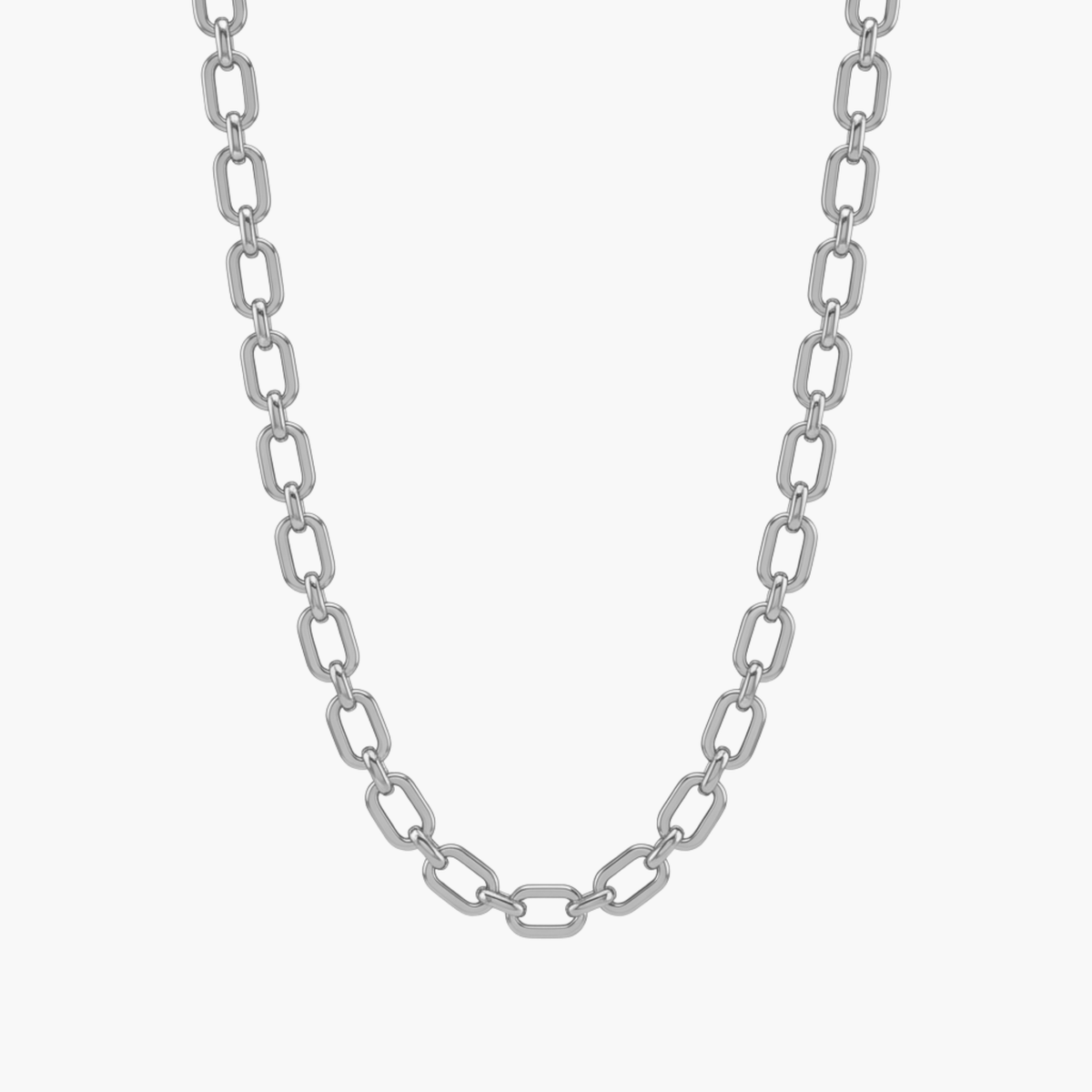 Girocollo Rectangle Link - Dettaglio Ravvicinato - VANDEM