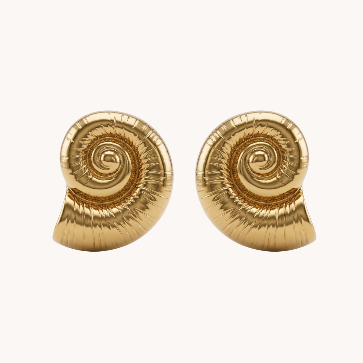 Orecchini Ammonite Spiral Conchiglia a Spirale - VANDEM