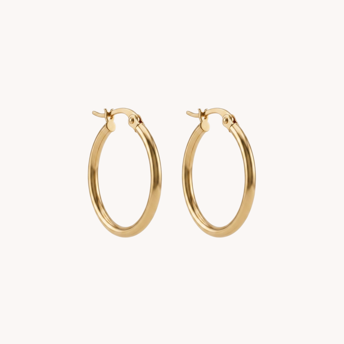 Orecchini Essential Hoops 2cm Tubo Sottile - VANDEM