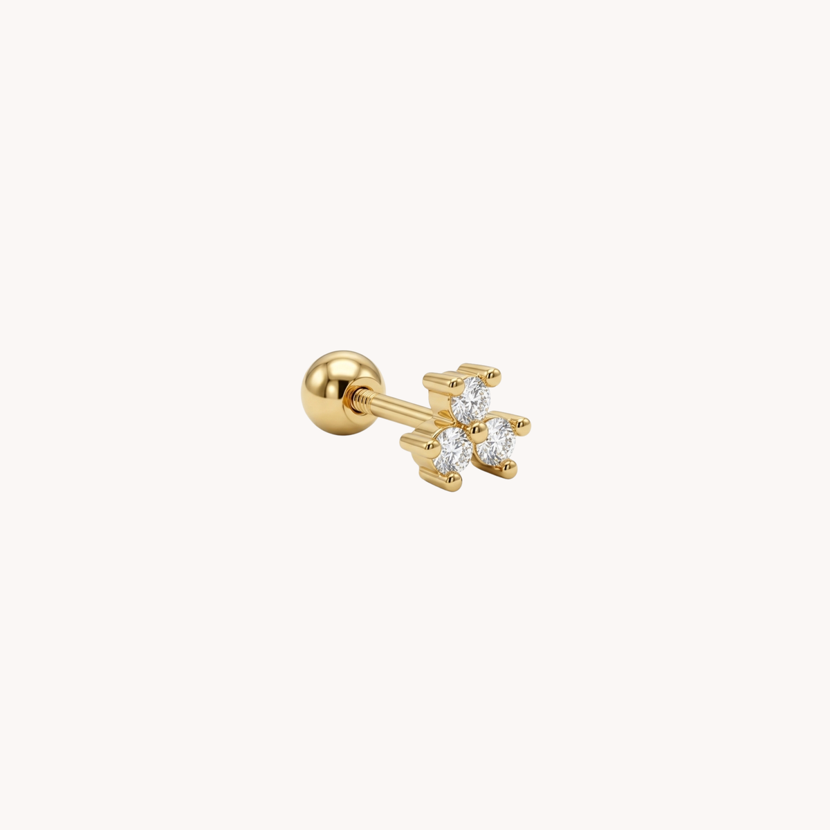 Piercing Triple Sparkle Trilogia Zirconi - VANDEM
